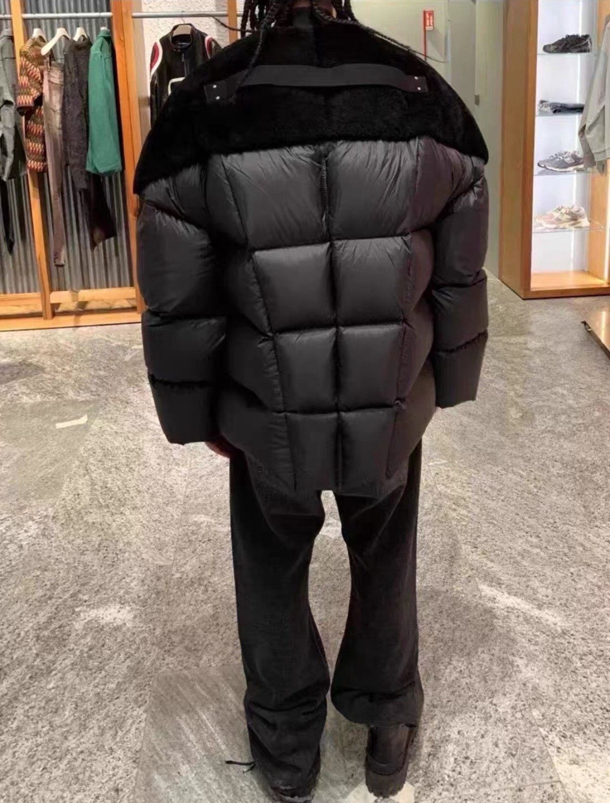 Rick Owens Rick Owens Down Black Heavy Coat 50 Men Size US XL / EU 56 / 4 - 9 Thumbnail