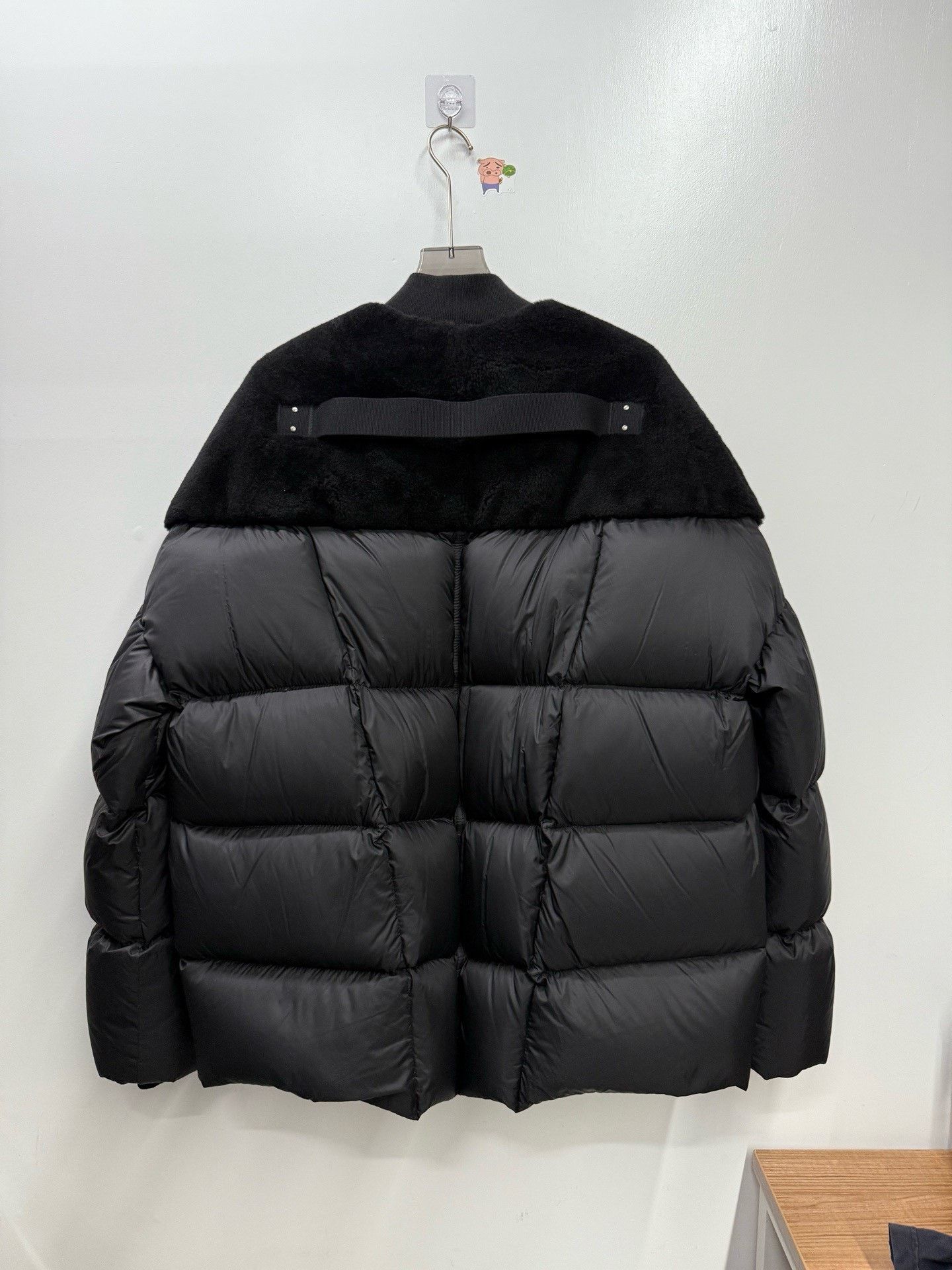 Rick Owens Rick Owens Down Black Heavy Coat 50 Men Size US XL / EU 56 / 4 - 4 Thumbnail