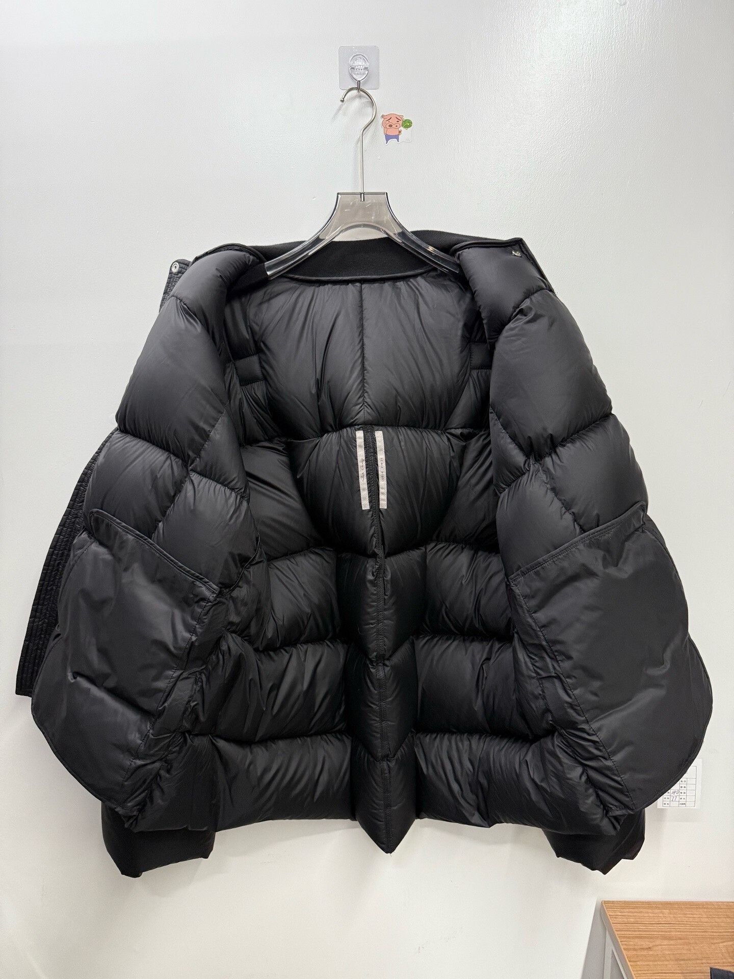 Rick Owens Rick Owens Down Black Heavy Coat 50 Men Size US XL / EU 56 / 4 - 6 Thumbnail