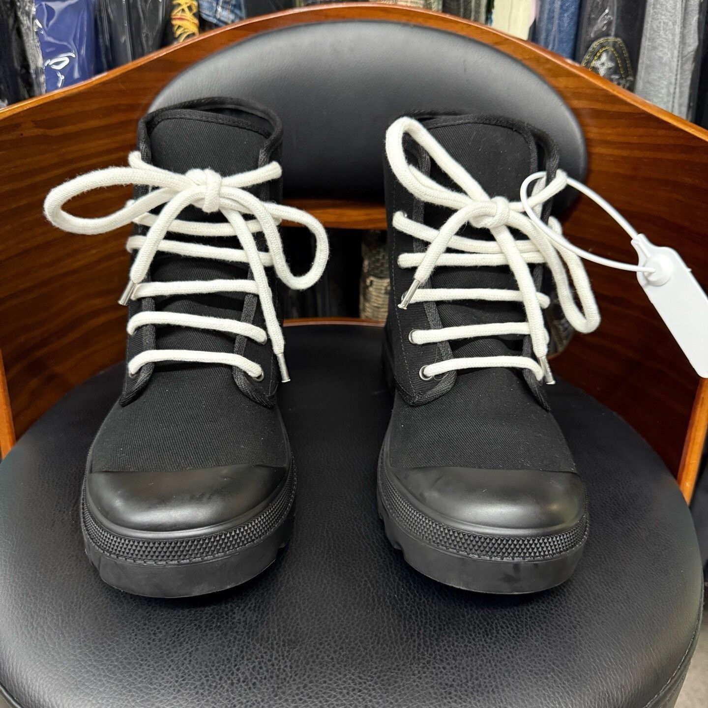 Givenchy Givenchy Canvas Black Hitop Sneakers 40 Men Size US 7.5 / EU 40-41 - 2 Thumbnail