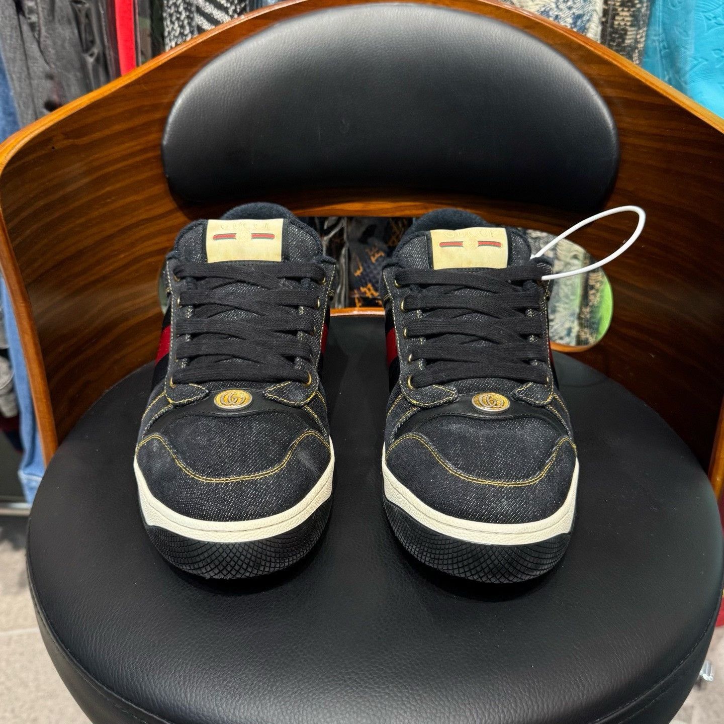 Gucci Gucci Denim Lowtop Sneakers 43 Men Size US 10 / EU 43 - 2 Thumbnail
