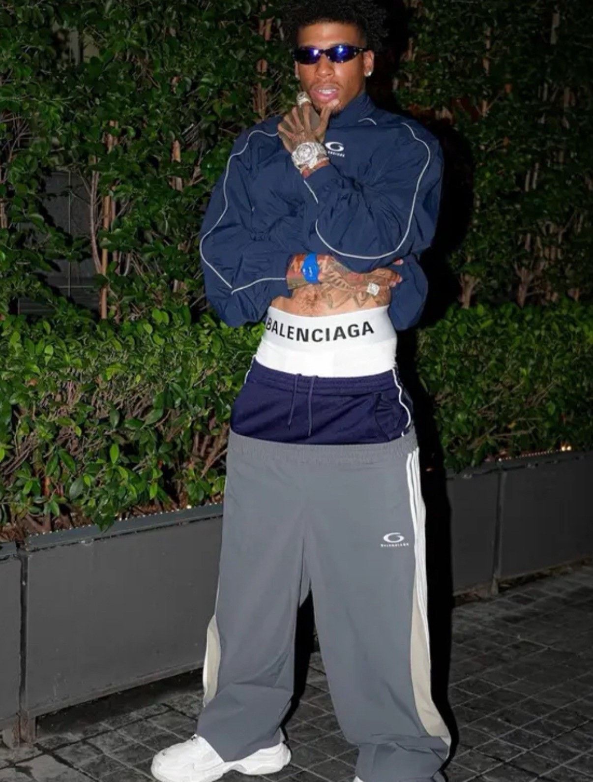 Balenciaga Balenciaga Patchwork Gray Sweatpants XS Men Size US 28 / EU 44 - 7 Thumbnail