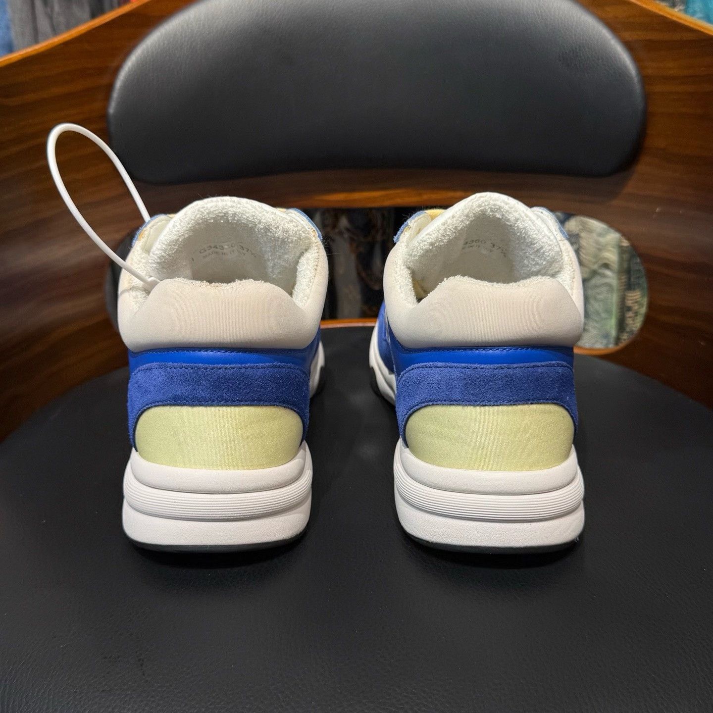 Chanel Chanel Blue Lowtop Sneakers 37 Women Size US 6.5 / IT 36.5 - 3 Thumbnail