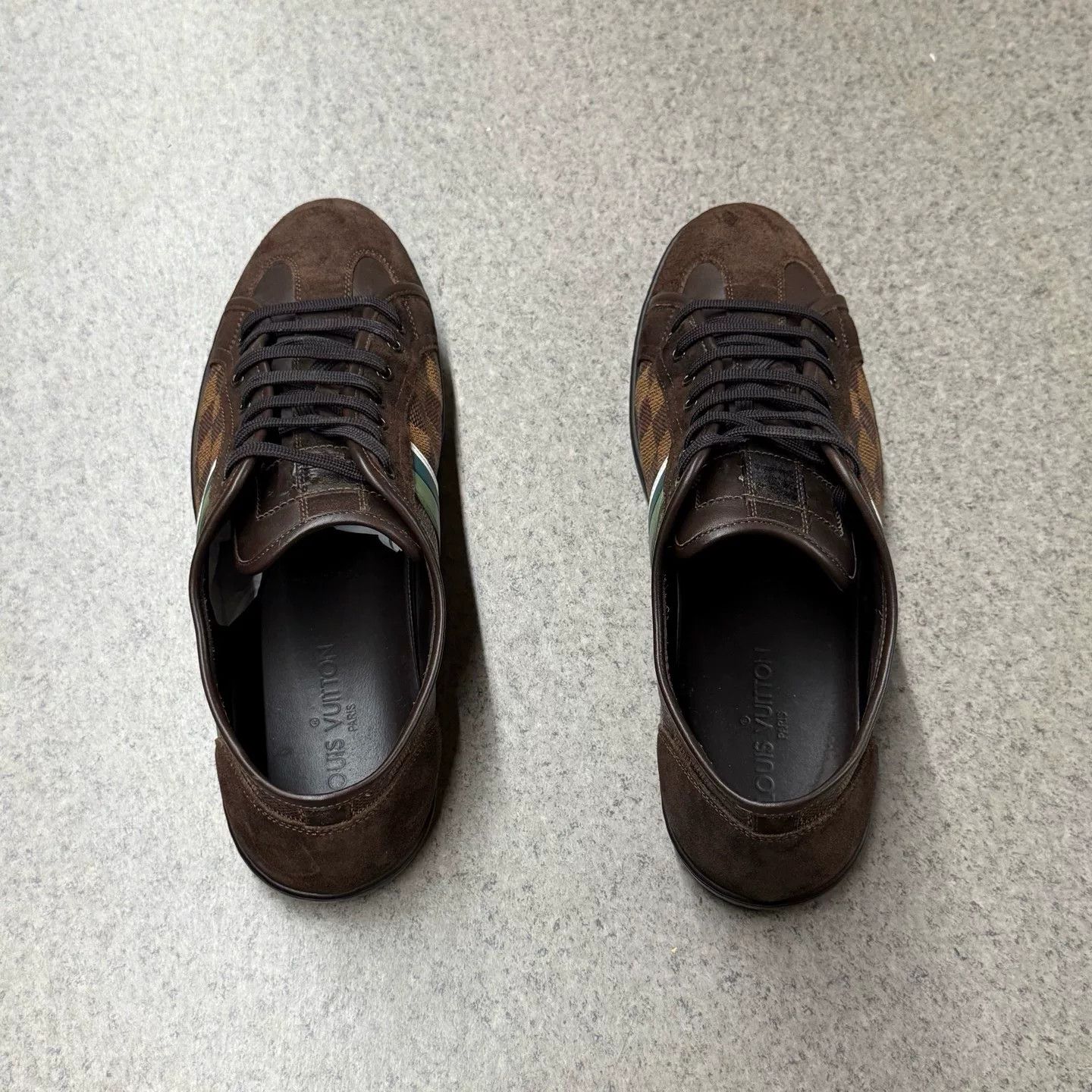 Louis Vuitton Louis Vuitton Checkered Lowtop Sneakers 42.5 Men Size US 9.5 / EU 42-43 - 8 Thumbnail