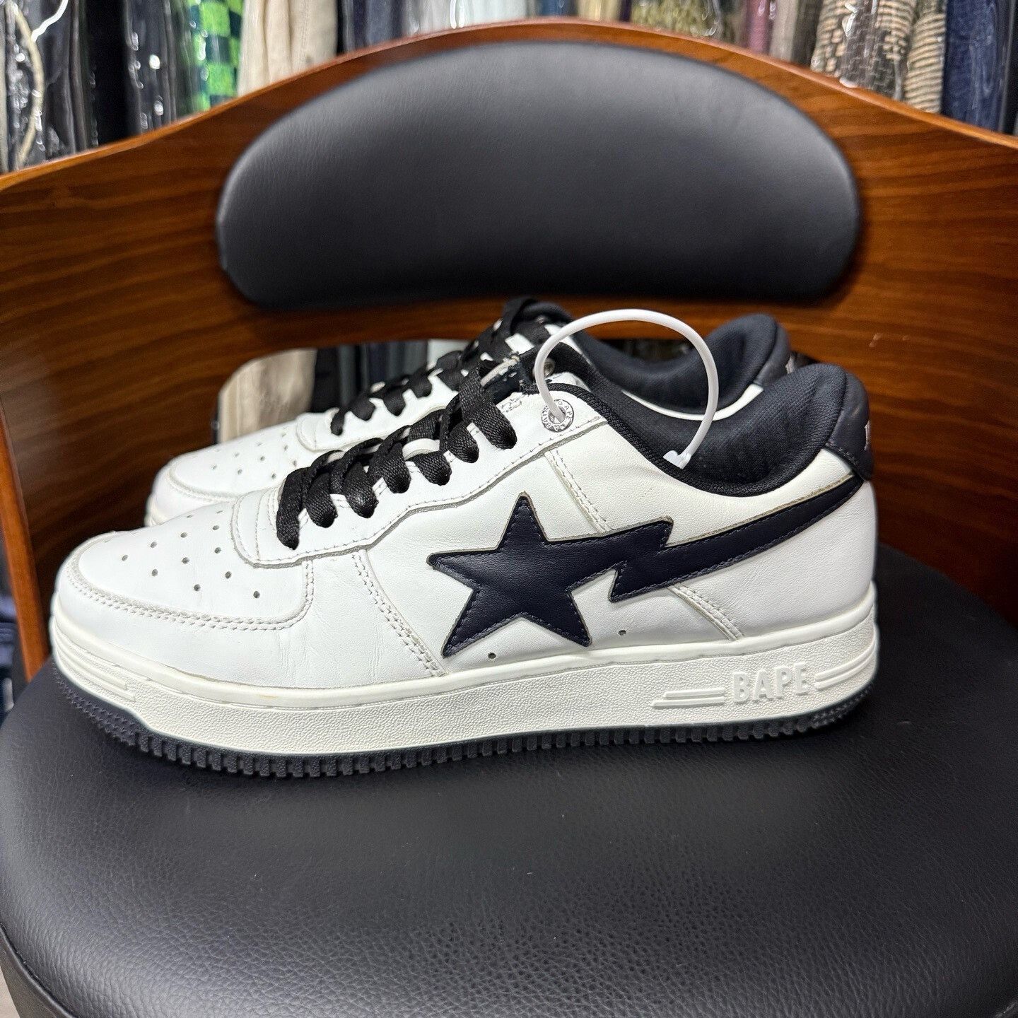 Bape Bape Collab White Lowtop Sneakers 41 Men Size US 8.5 / EU 41-42 - 5 Thumbnail