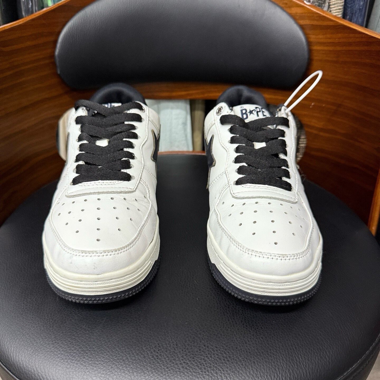 Bape Bape Collab White Lowtop Sneakers 41 Men Size US 8.5 / EU 41-42 - 2 Thumbnail