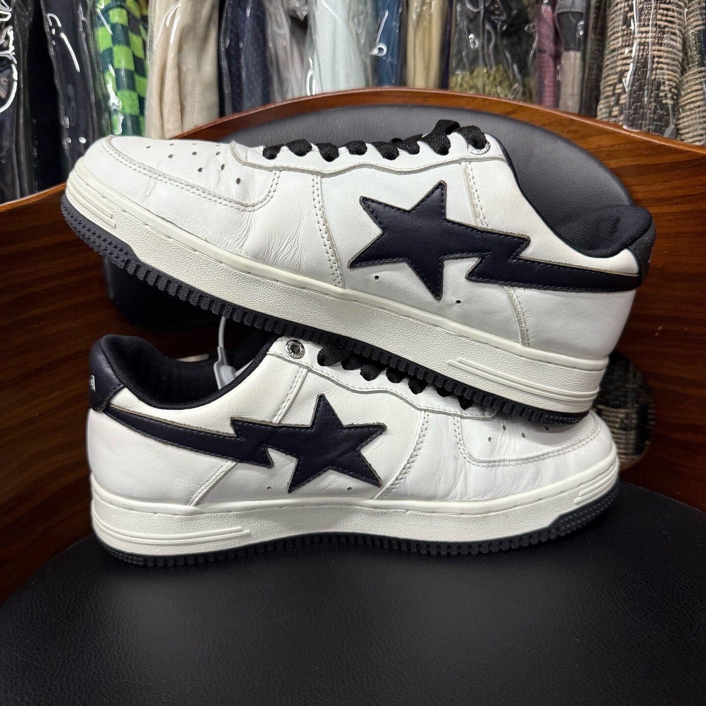 Bape Bape Collab White Lowtop Sneakers 41 Men Size US 8.5 / EU 41-42 - 6 Thumbnail