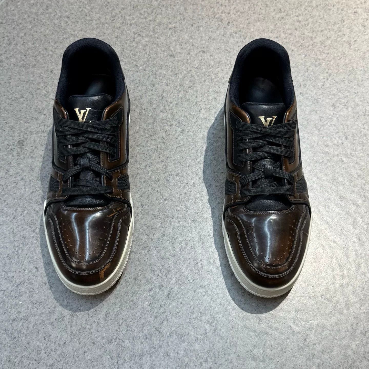 Louis Vuitton Louis Vuitton Retro White Lowtop Sneakers 42.5 Men Size US 9.5 / EU 42-43 - 5 Thumbnail