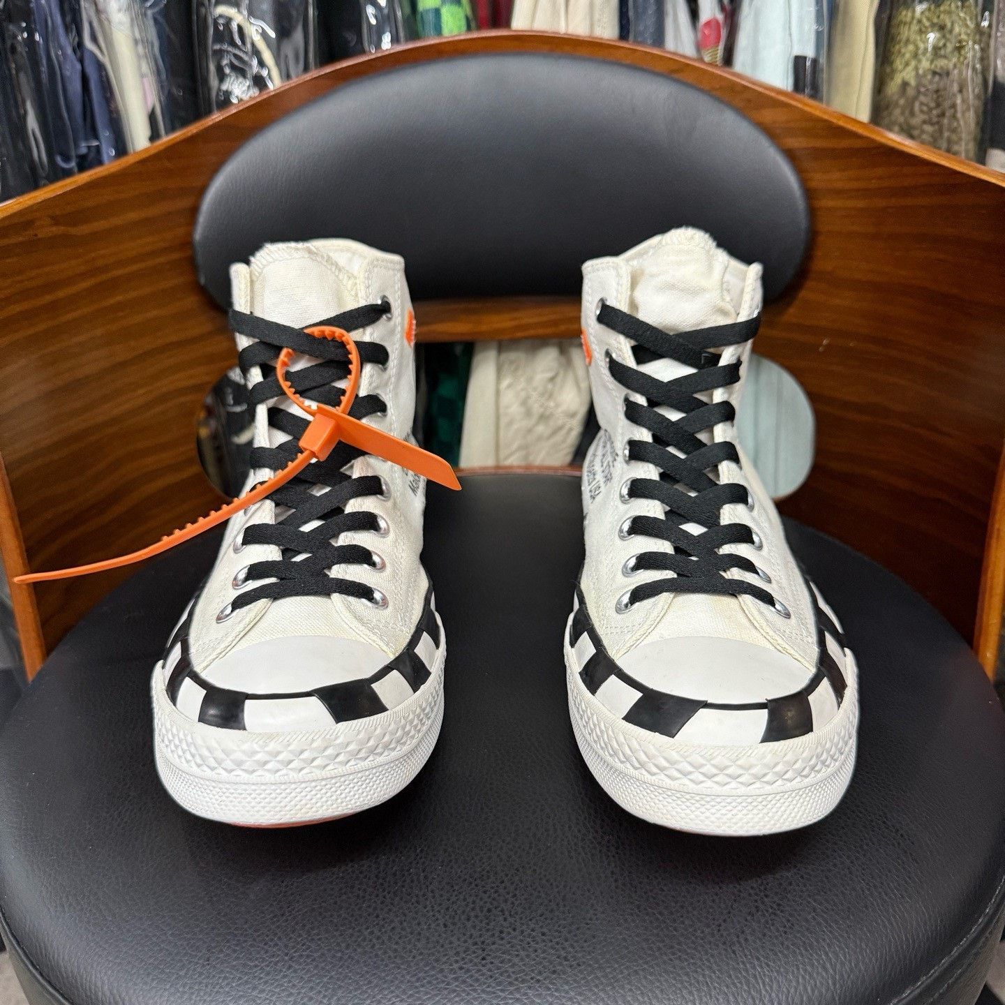 Converse Converse Collab White Hoodie 41 Men Size US M / EU 48-50 / 2 - 2 Thumbnail