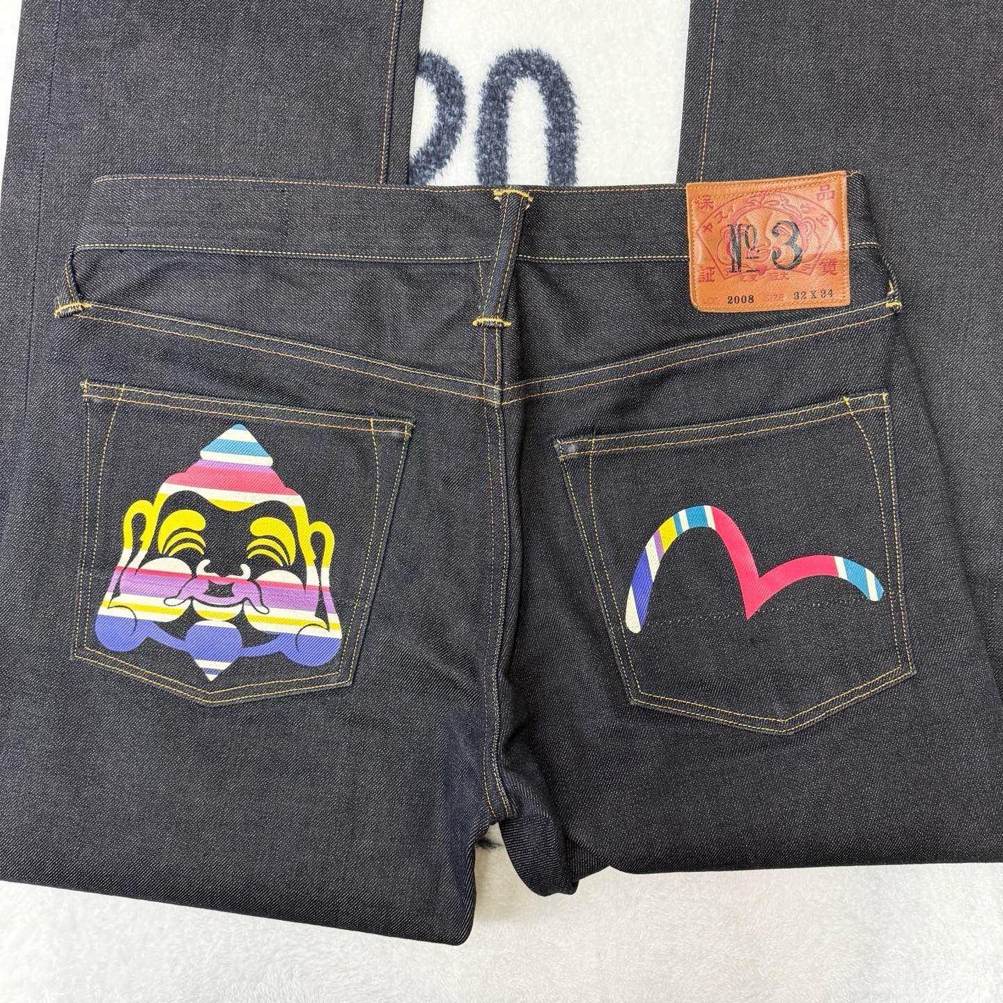 Evisu Evisu Denim Printed Denim Jeans 32 Men Size US 32 / EU 48 - 3 Thumbnail