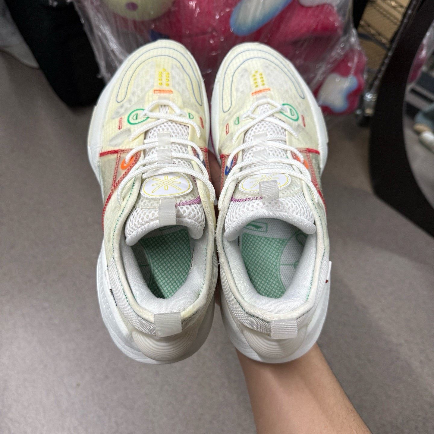 Li-Ning Li-Ning White Lowtop Sneakers 43 Men Size US 10 / EU 43 - 8 Thumbnail