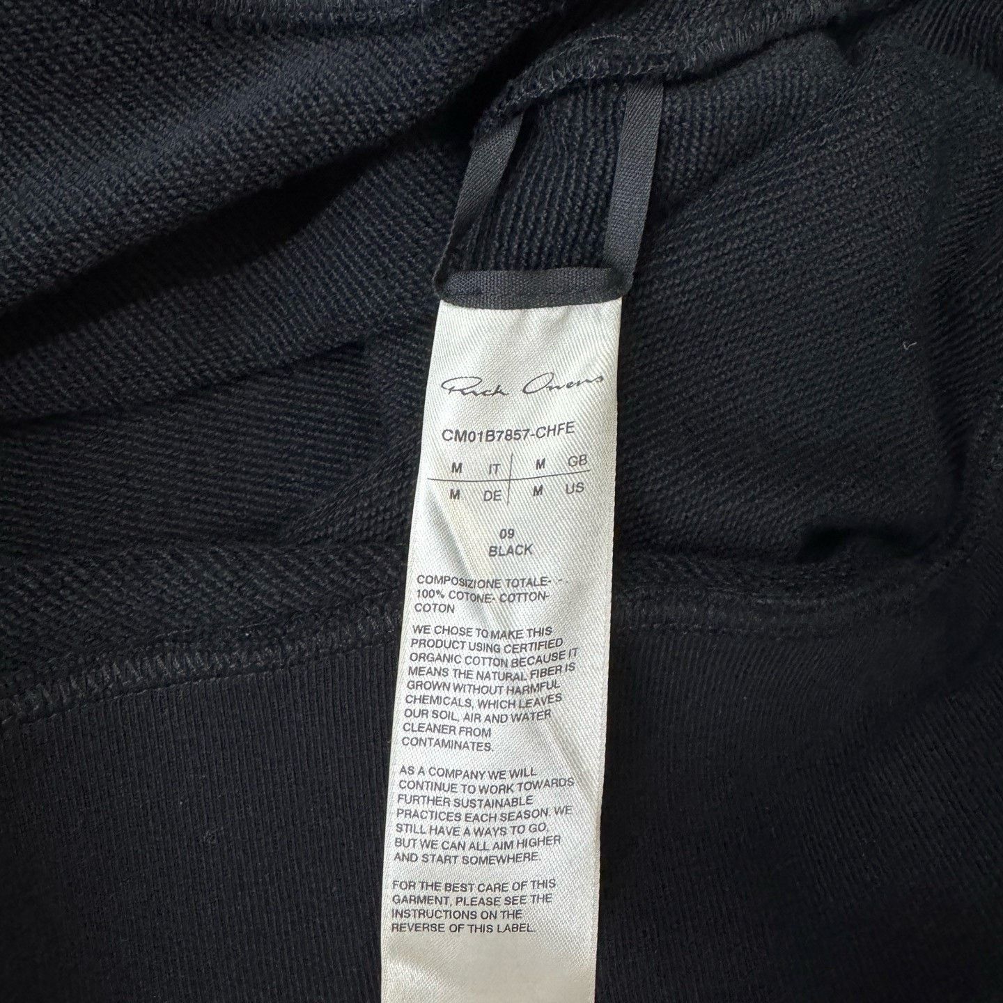 Rick Owens Rick Owens Collab Embroidered Black Hoodie M Men Size US M / EU 48-50 / 2 - 4 Thumbnail