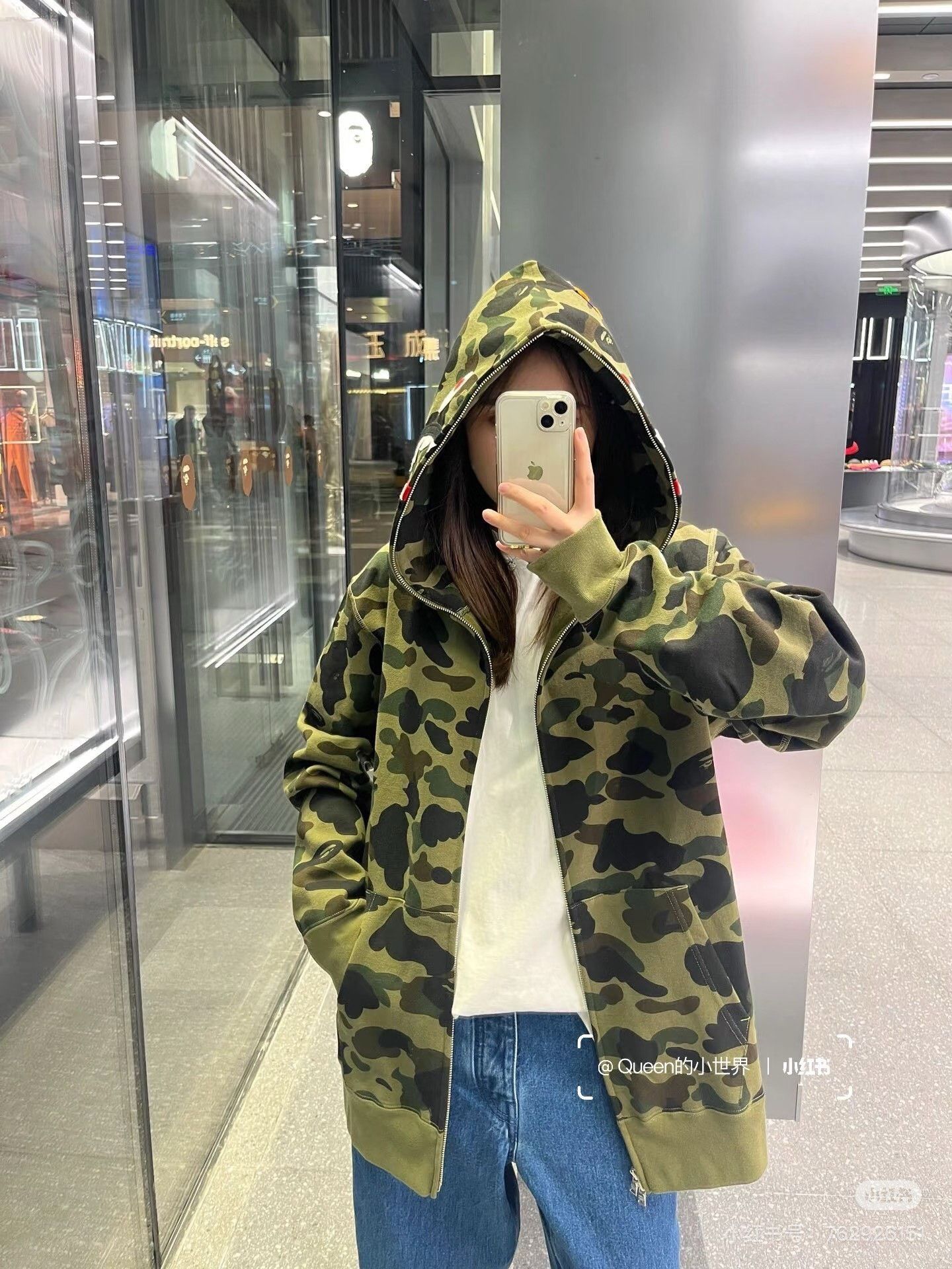 Bape Bape Shark Camo Green Light Jacket XL Men Size US XL / EU 56 / 4 - 5 Thumbnail