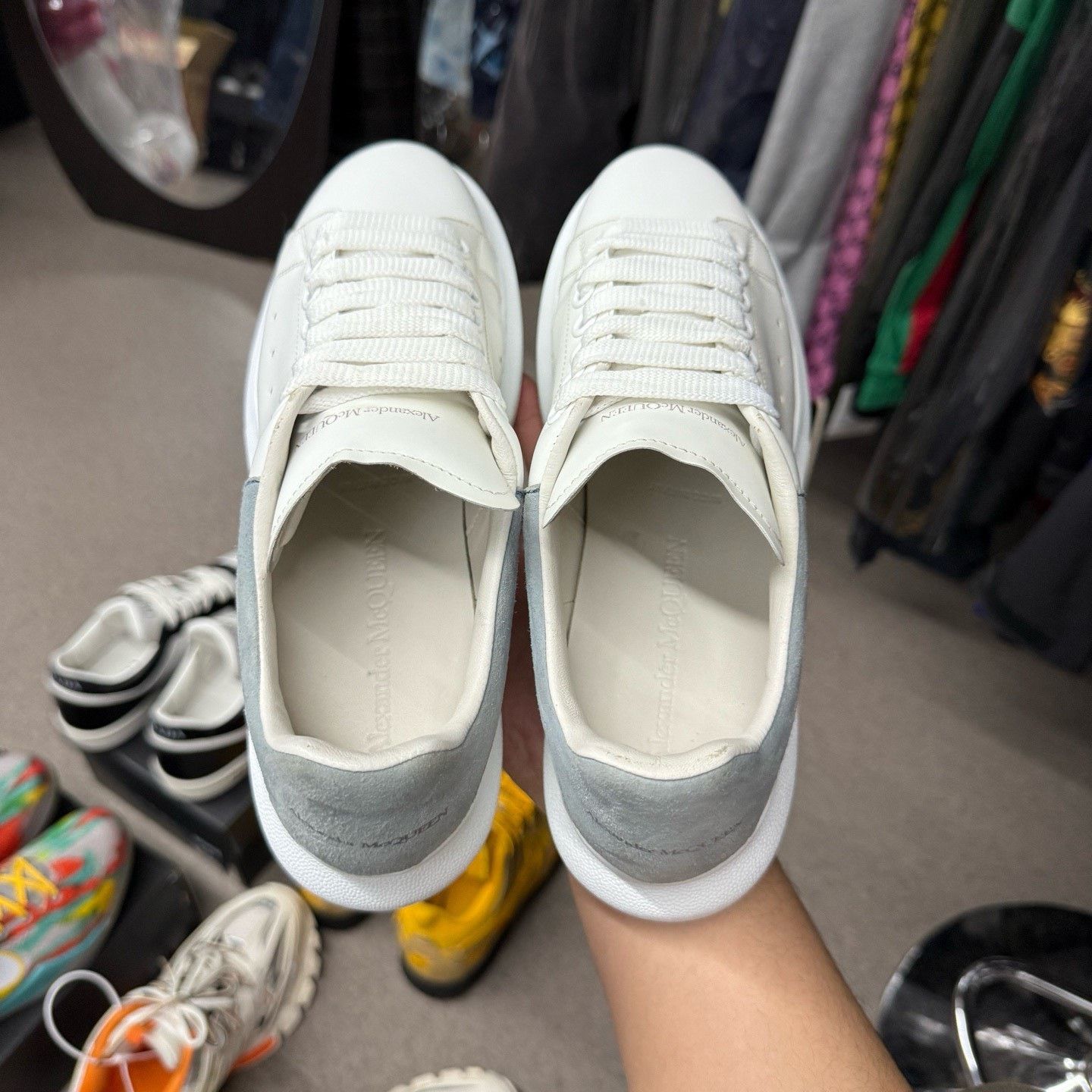 Alexander McQueen Alexander McQueen Blue Lowtop Sneakers 39 Women Size US 8.5 / IT 38.5 - 8 Thumbnail