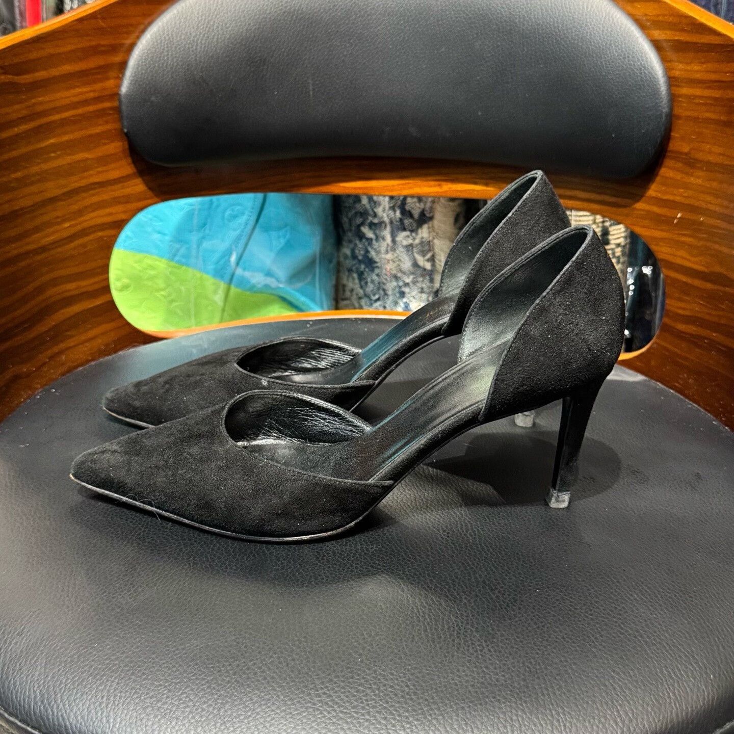 Saint Laurent Paris Saint Laurent Paris Black Lowtop Sneakers 35 Women Size US 5 / IT 35 - 6 Thumbnail
