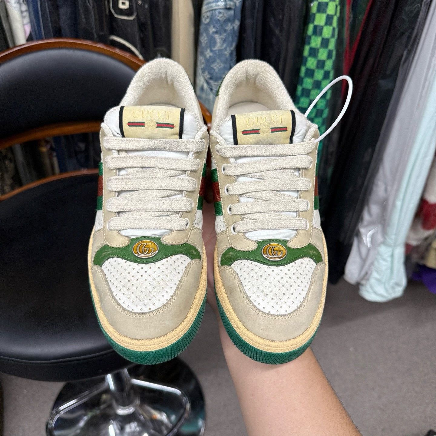 Gucci Gucci Distressed Lowtop Sneakers 38 Men Size US 6 / EU 39 - 5 Thumbnail