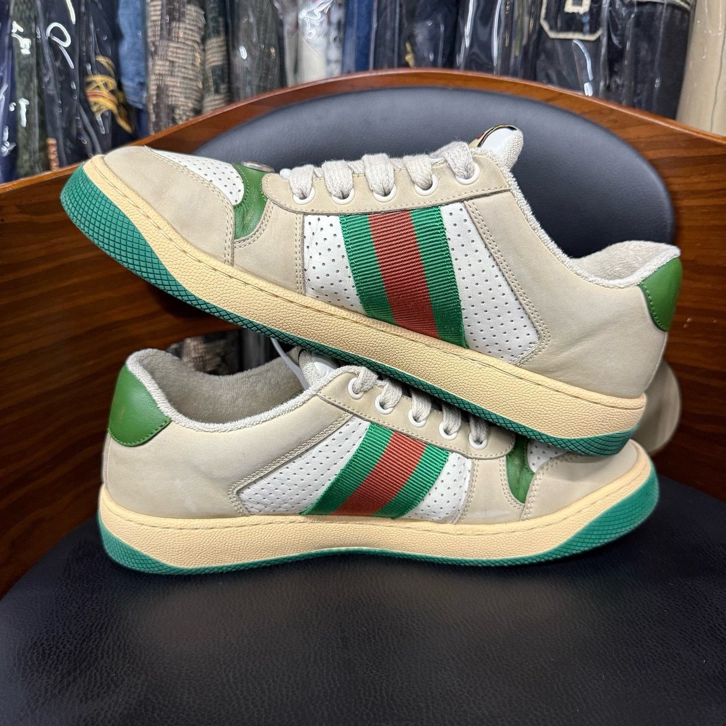 Gucci Gucci Distressed Lowtop Sneakers 38 Men Size US 6 / EU 39 - 7 Thumbnail