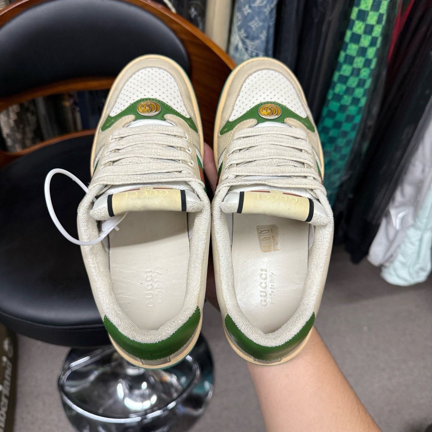 Gucci Gucci Distressed Lowtop Sneakers 38 Men Size US 6 / EU 39 - 8 Thumbnail