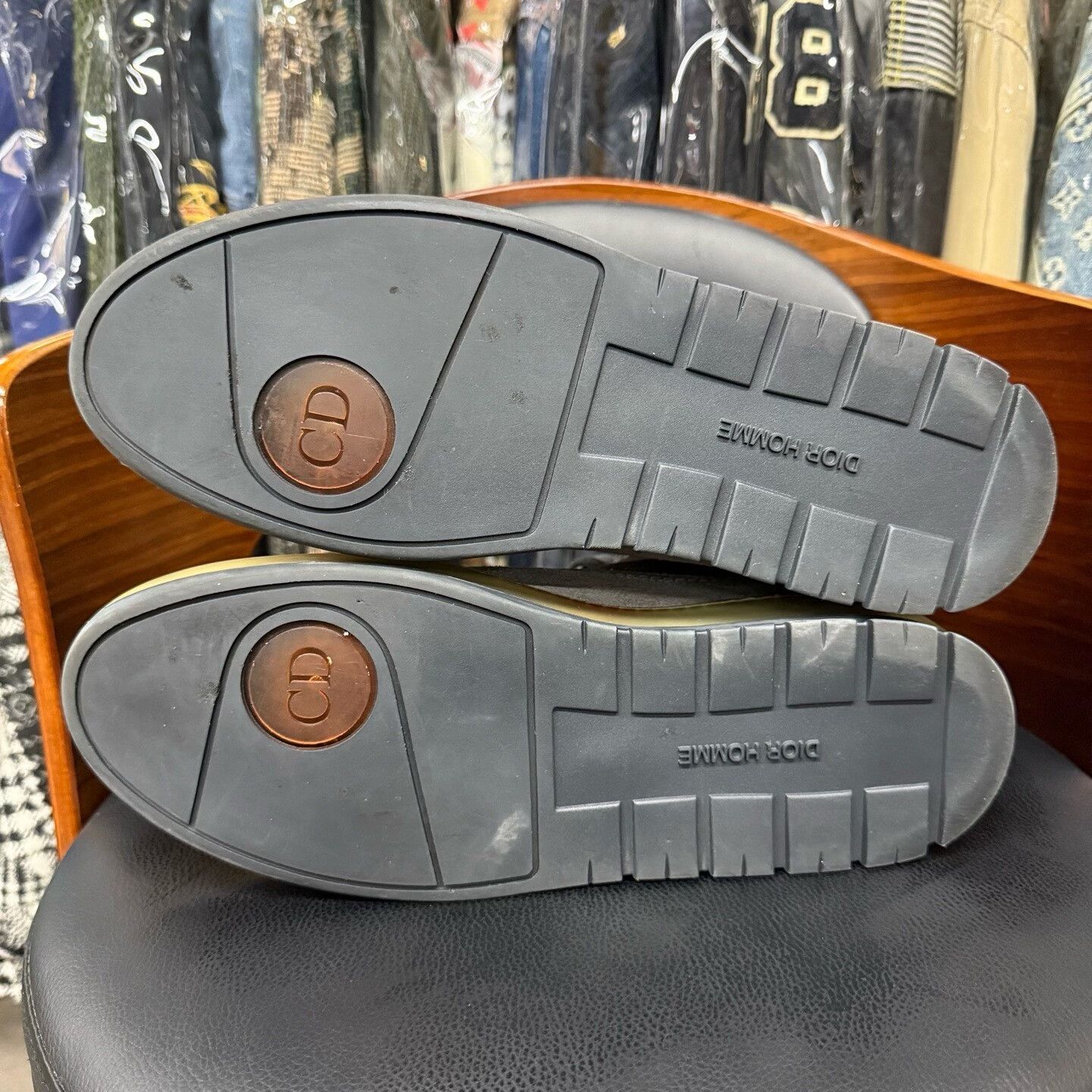 Dior Dior Casual Gray Hitop Sneakers 42 Men Size US 9 / EU 42 - 9 Thumbnail