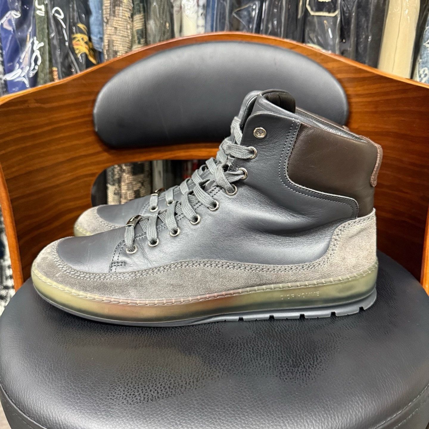 Dior Dior Casual Gray Hitop Sneakers 42 Men Size US 9 / EU 42 - 6 Thumbnail