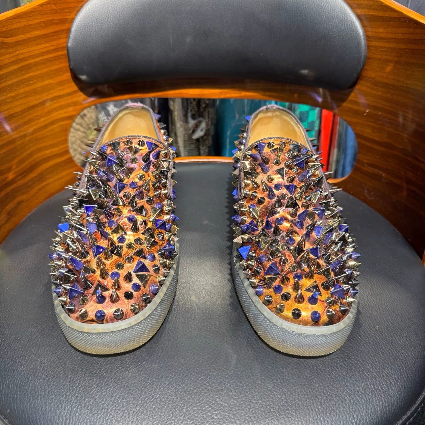 Christian Louboutin Christian Louboutin Red Lowtop Sneakers 40 Men Size US 7.5 / EU 40-41 - 2 Thumbnail