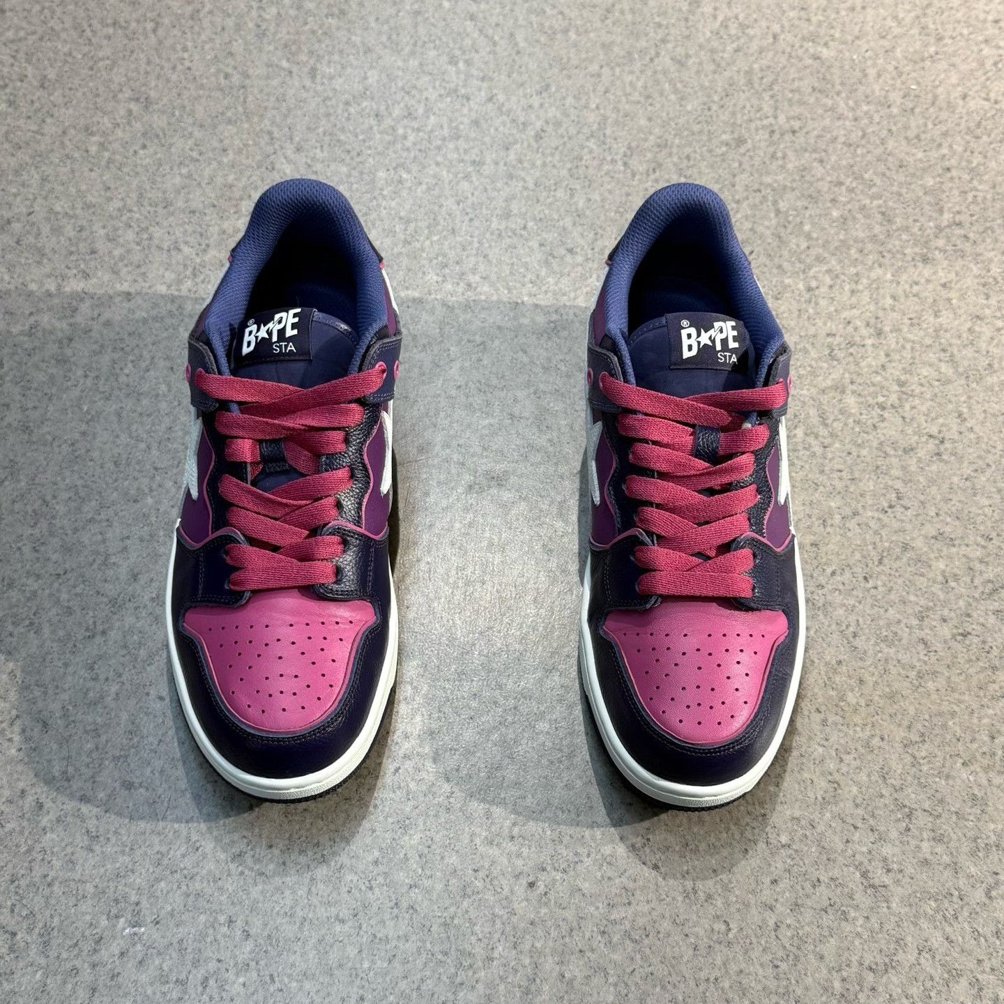 Bape Bape Purple Lowtop Sneakers 44 Men Size US 10.5 / EU 43-44 - 5 Thumbnail