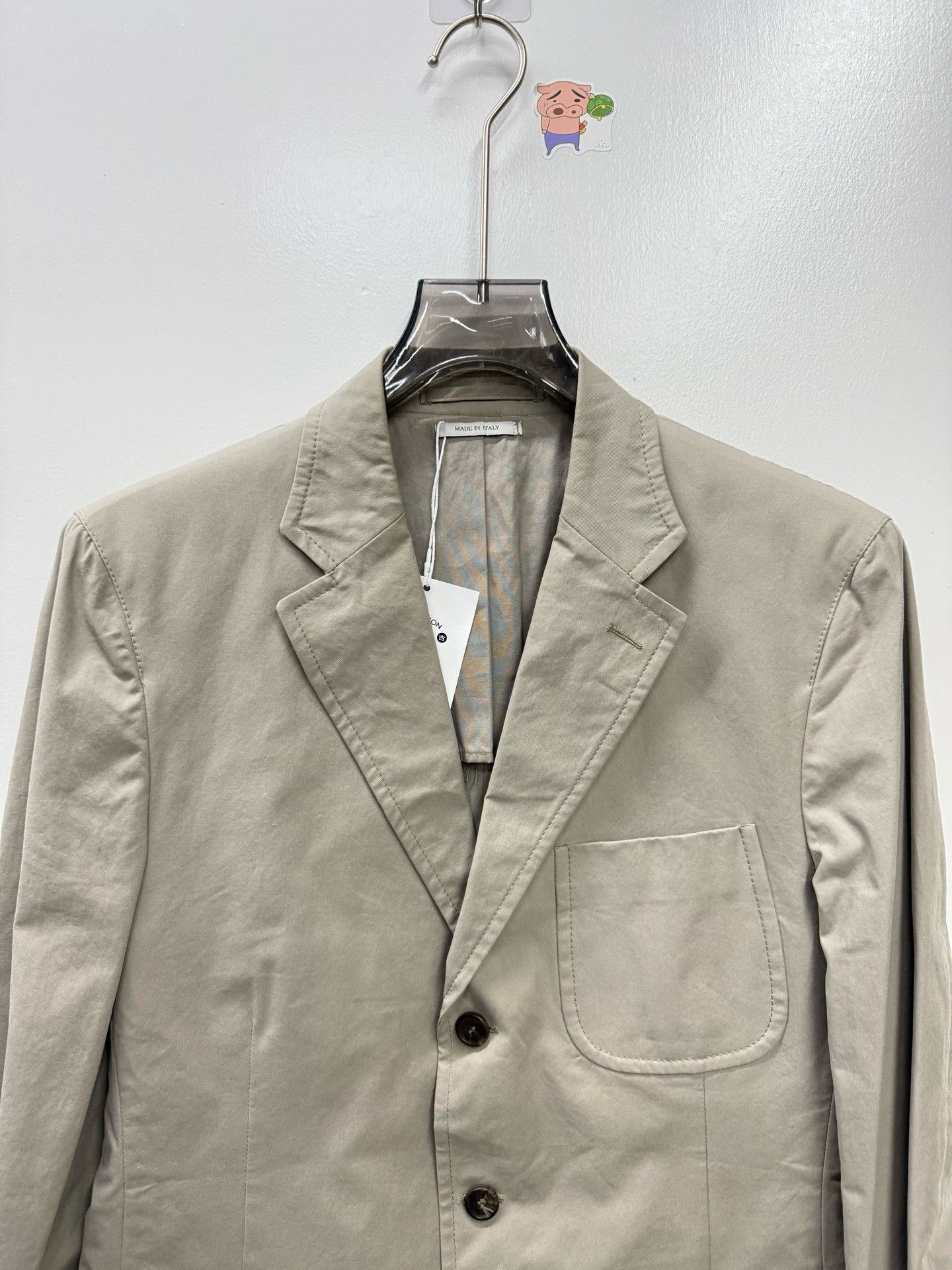 Prada Prada Gray Suit 50 Men Size 40R - 2 Thumbnail