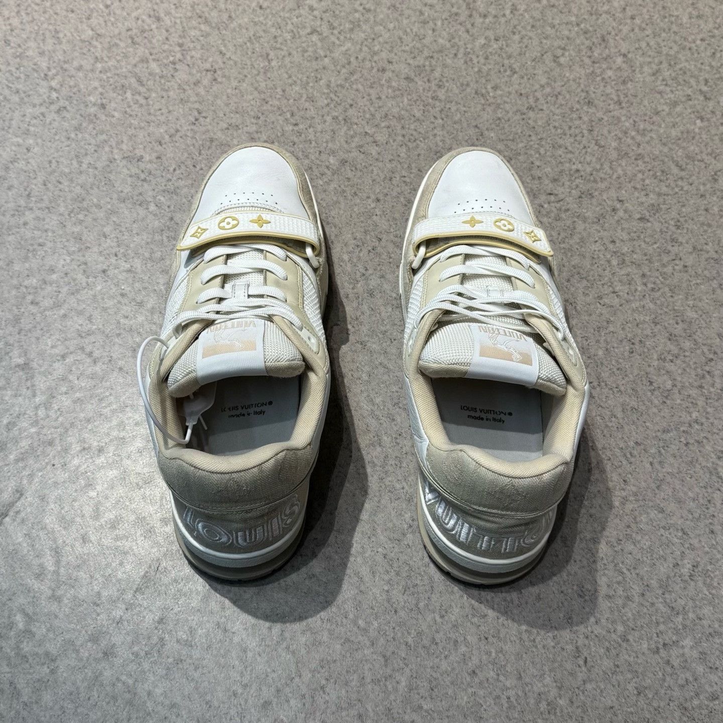 Louis Vuitton Louis Vuitton Training Beige Lowtop Sneakers 44 Men Size US 10.5 / EU 43-44 - 8 Thumbnail