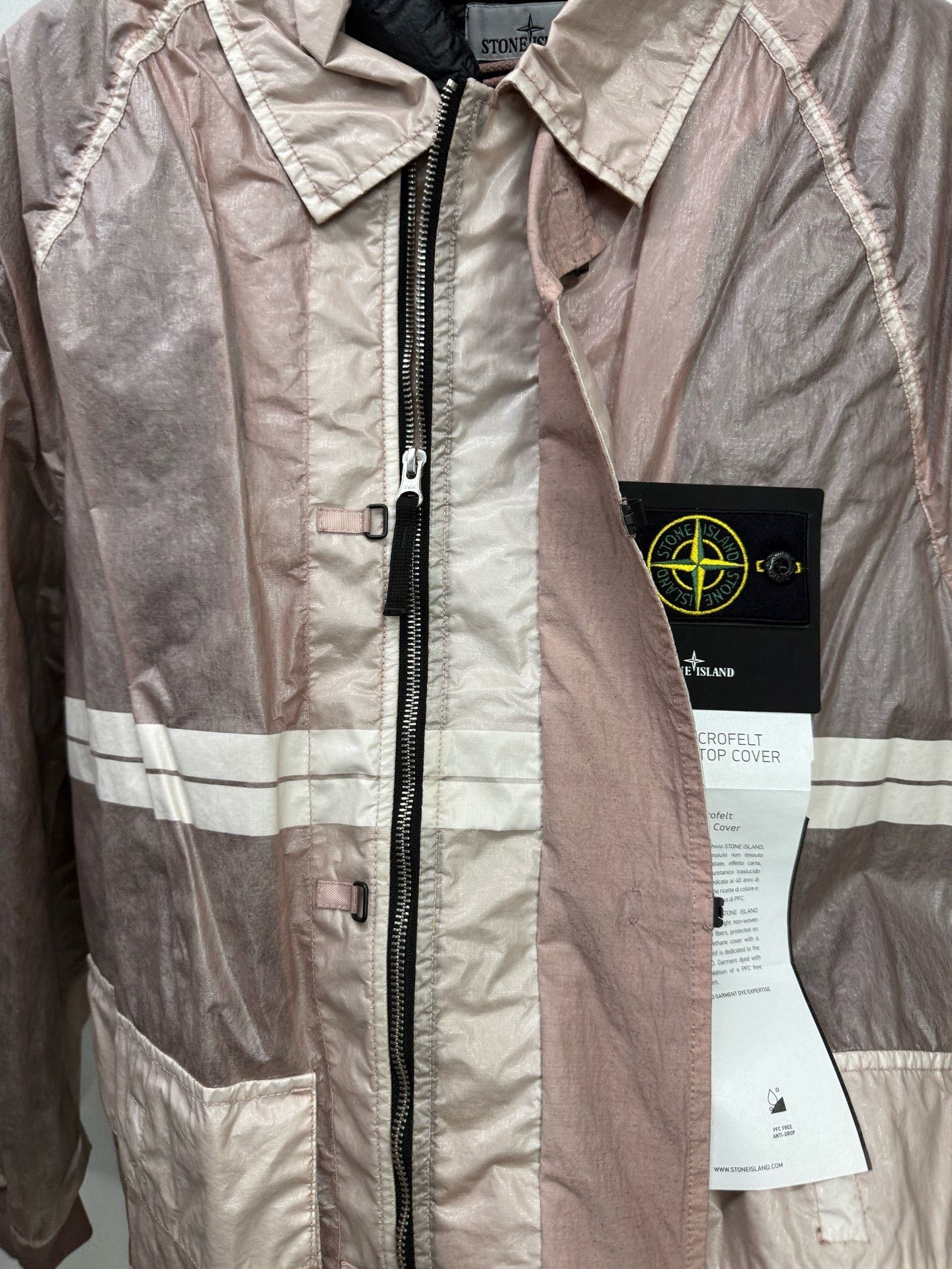 Stone Island Stone Island Limited Down Pink Heavy Coat XL Men Size US XL / EU 56 / 4 - 3 Thumbnail