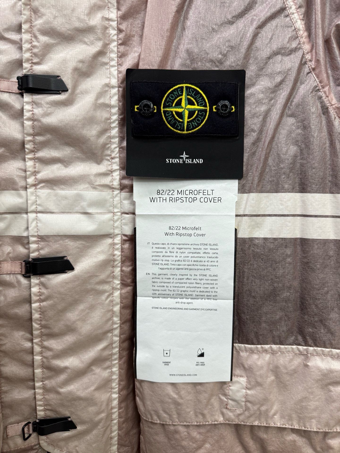Stone Island Stone Island Limited Down Pink Heavy Coat XL Men Size US XL / EU 56 / 4 - 2 Thumbnail