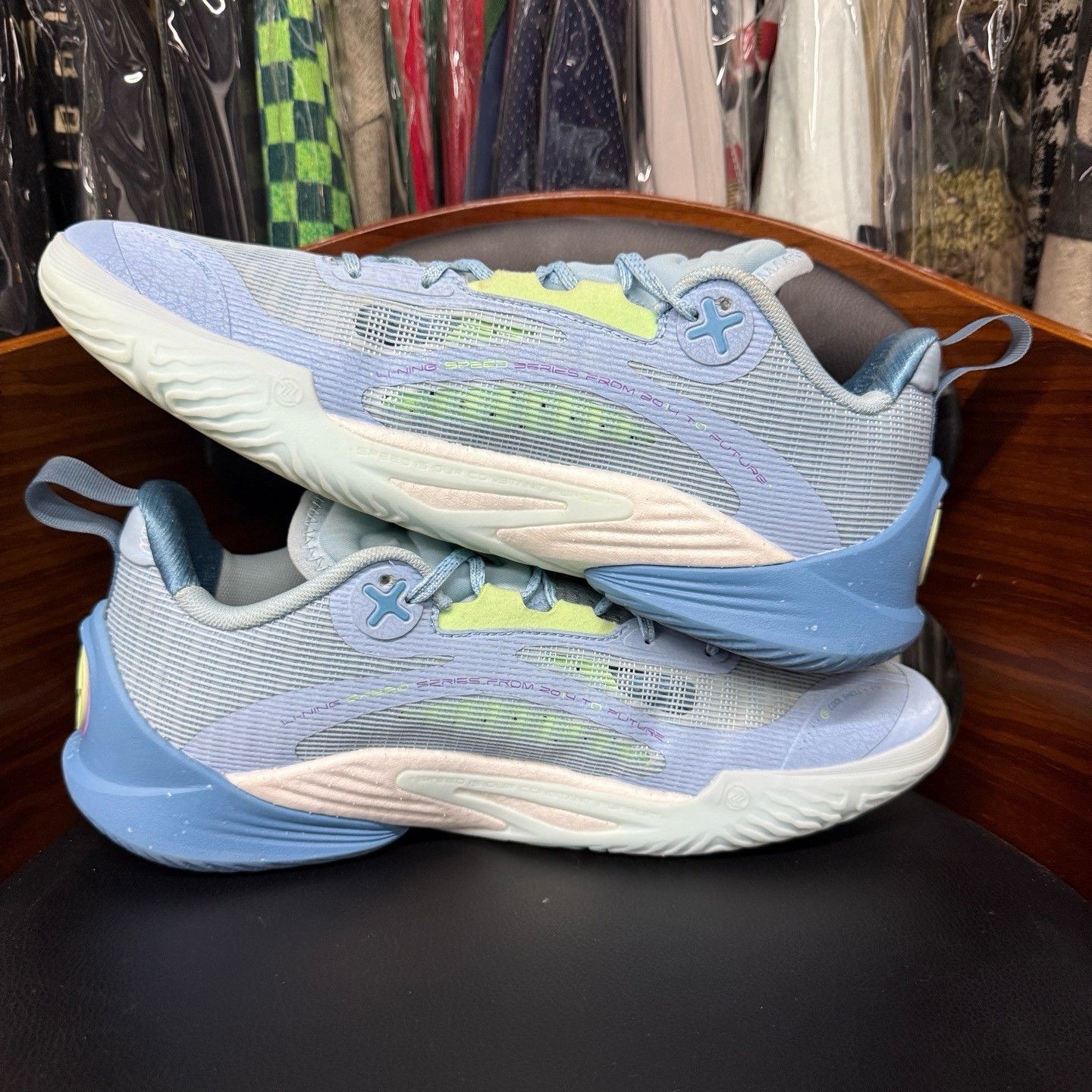 Li-Ning Li-Ning Blue Lowtop Sneakers 46 Men Size US 12 / EU 45 - 7 Thumbnail