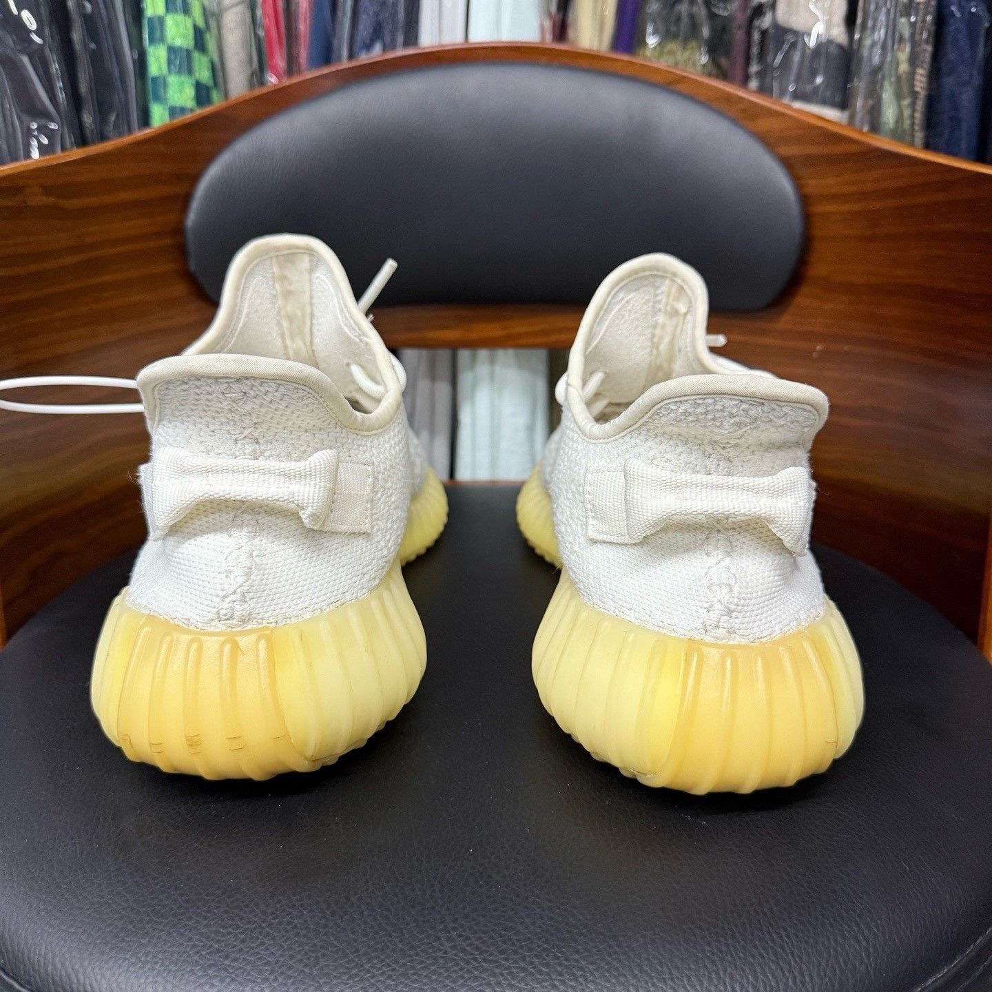 Adidas Adidas YEEZY350 White Lowtop Sneakers 44.5 Men Size US 11 / EU 44 - 3 Thumbnail