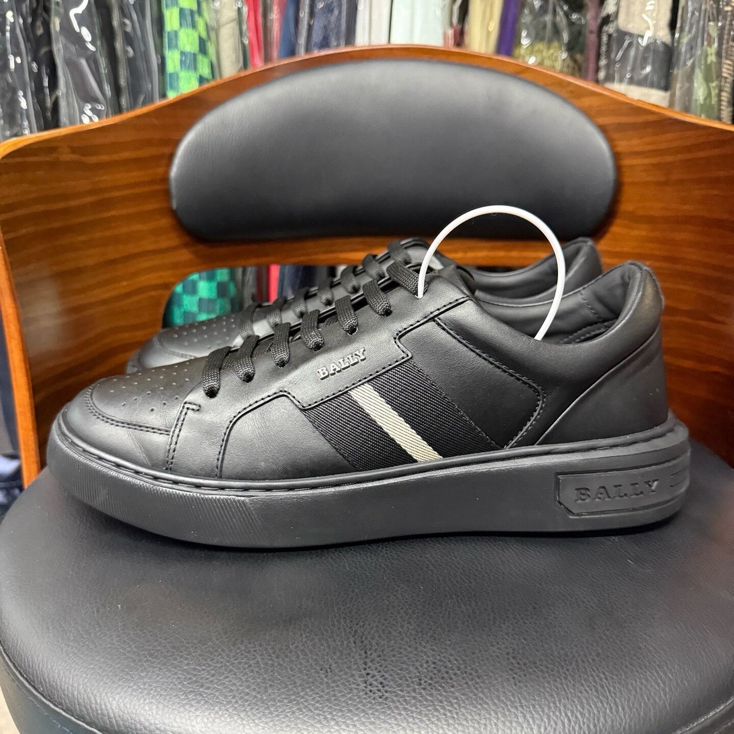 Bally Bally Casual Black Lowtop Sneakers 25 Men Size US 10 / EU 43 - 6 Thumbnail