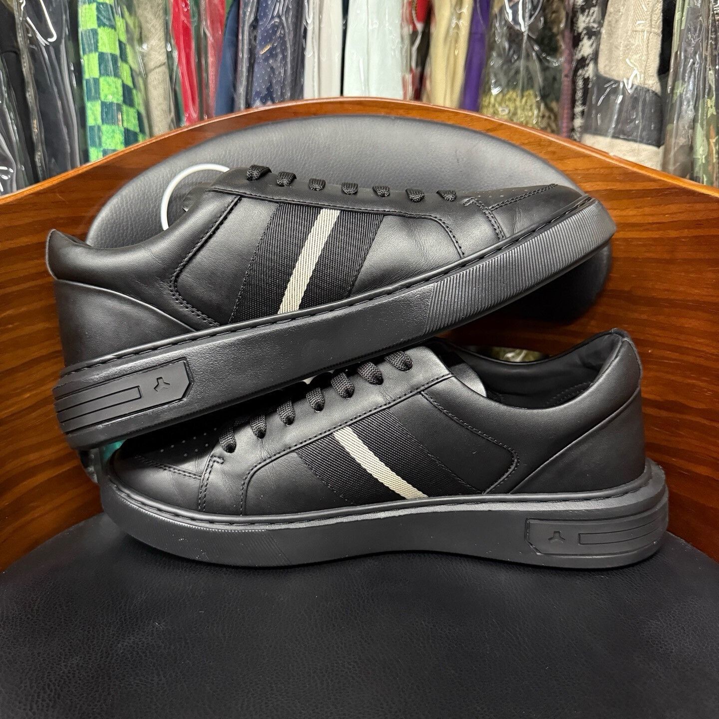 Bally Bally Casual Black Lowtop Sneakers 25 Men Size US 10 / EU 43 - 7 Thumbnail