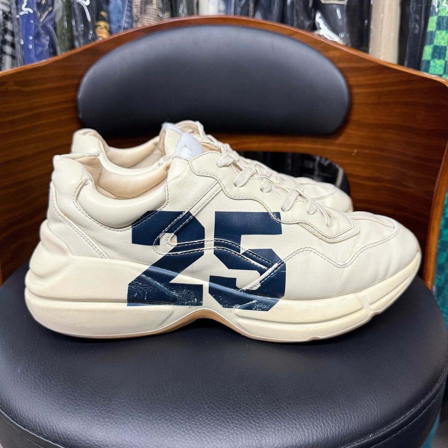 Gucci Gucci White Lowtop Sneakers 25 Men Size US 10 / EU 43 - 4 Thumbnail