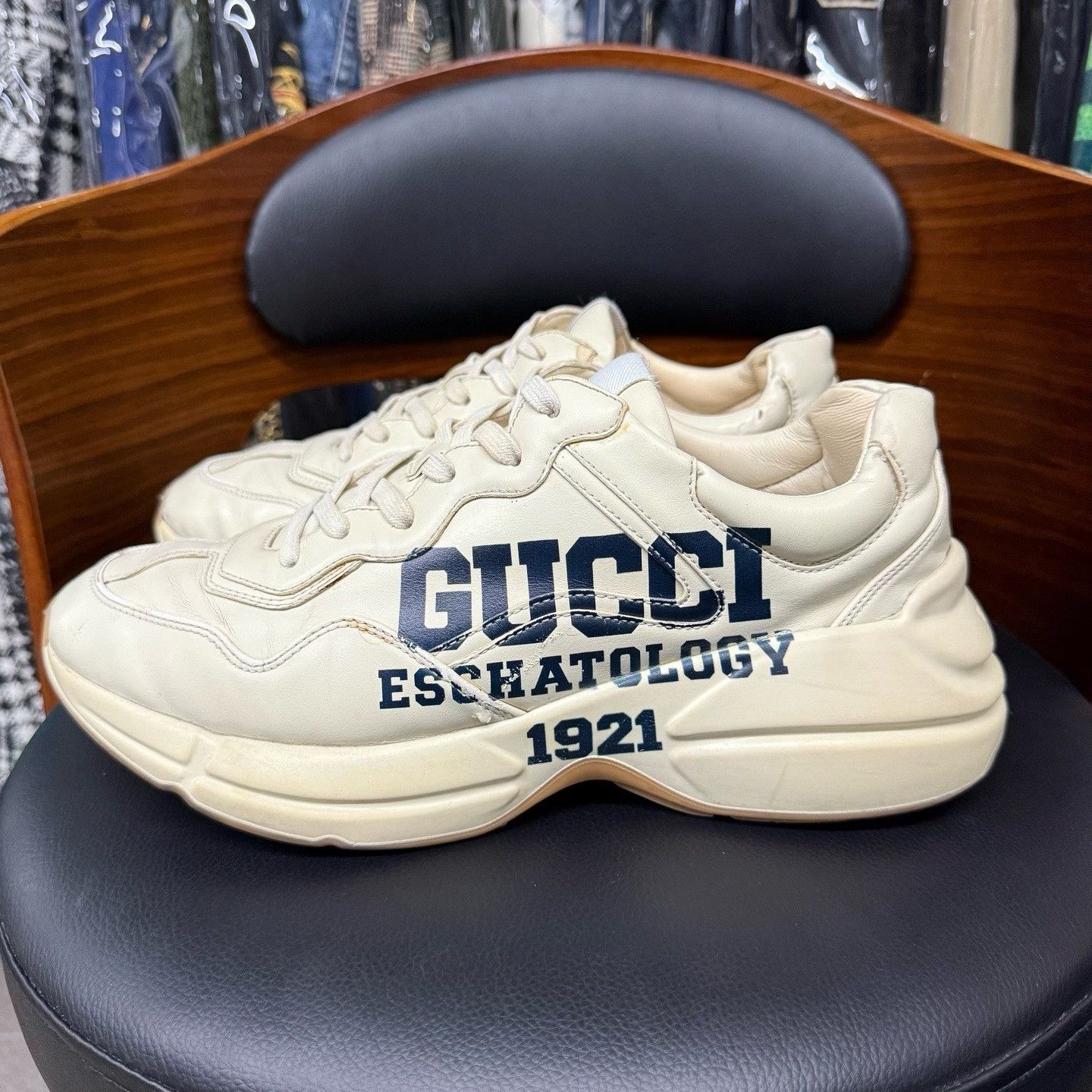 Gucci Gucci White Lowtop Sneakers 25 Men Size US 10 / EU 43 - 6 Thumbnail