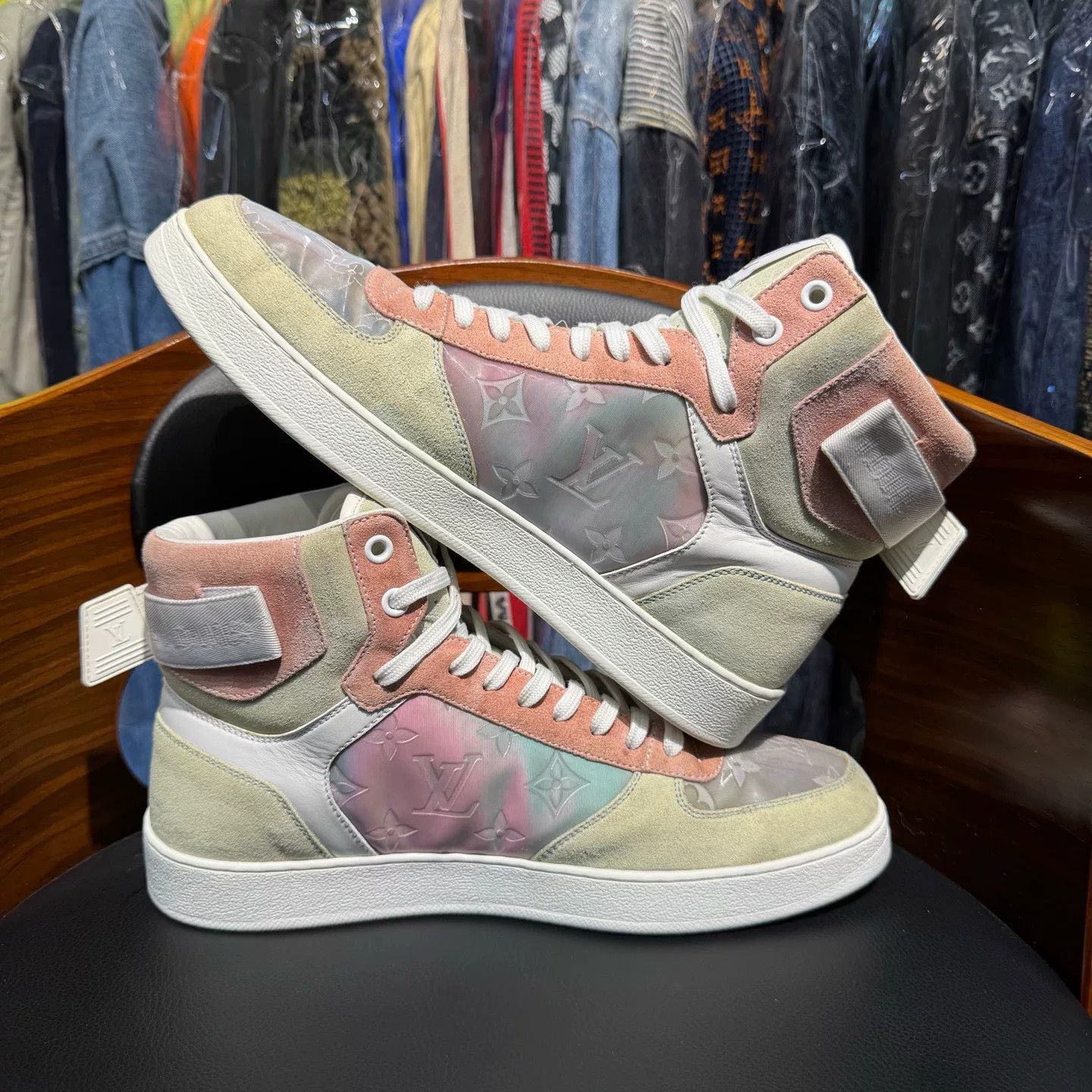 Louis Vuitton Louis Vuitton Multi Hitop Sneakers 40 Men Size US 7.5 / EU 40-41 - 7 Thumbnail