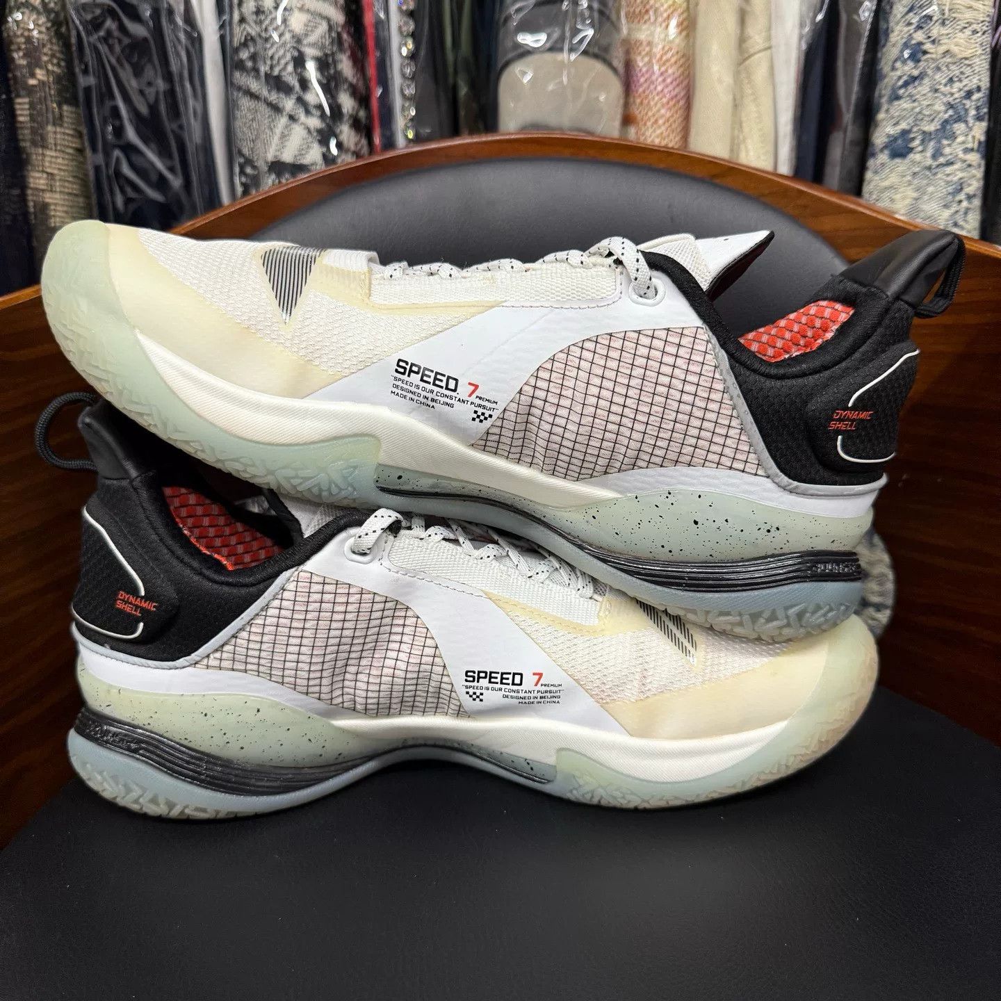 Li-Ning Li-Ning White Lowtop Sneakers 43 Men Size US 10 / EU 43 - 7 Thumbnail