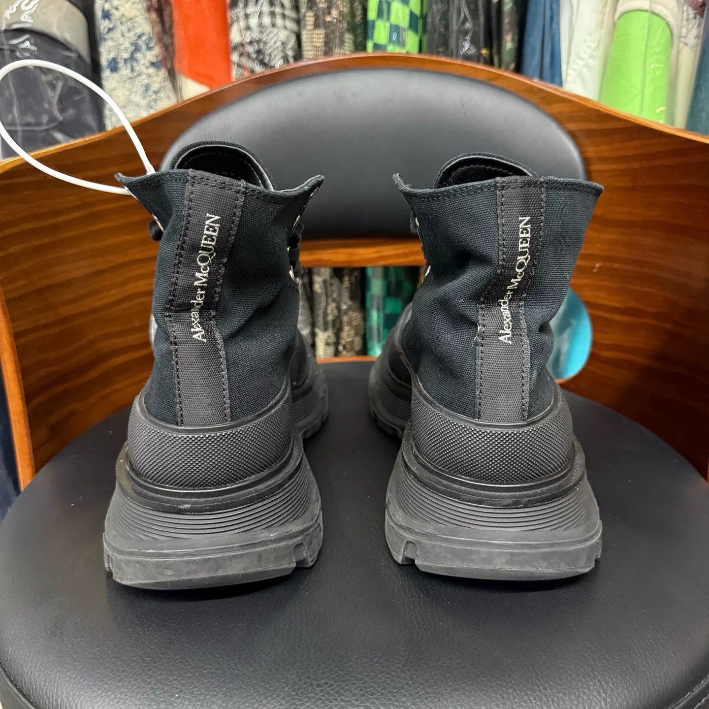 Alexander McQueen Alexander McQueen Black Boots 37 Women Size US 6.5 / IT 36.5 - 3 Thumbnail
