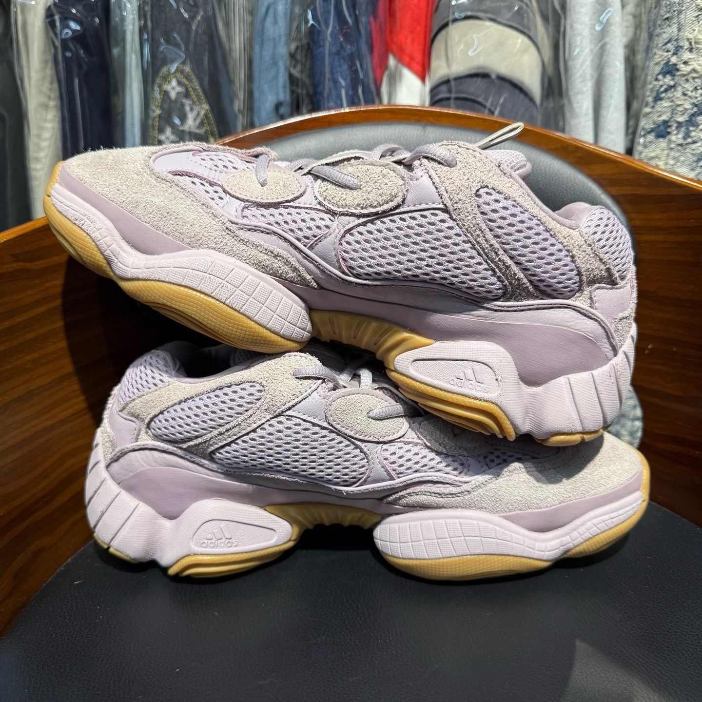 Adidas Adidas YEEZY500 Purple Lowtop Sneakers 44.5 Men Size US 11 / EU 44 - 7 Thumbnail