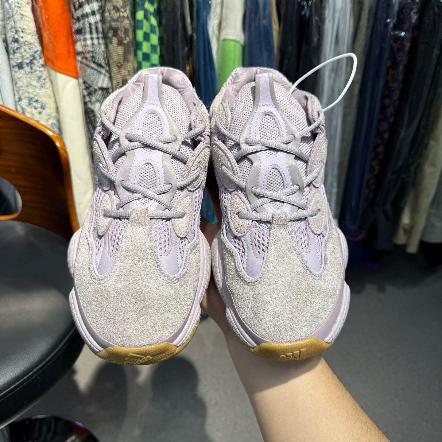 Adidas Adidas YEEZY500 Purple Lowtop Sneakers 44.5 Men Size US 11 / EU 44 - 5 Thumbnail