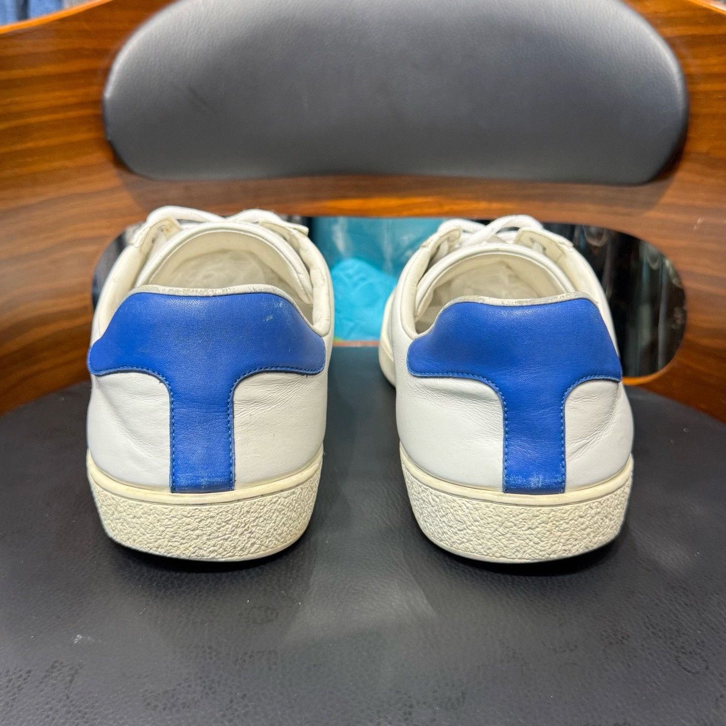 Gucci Gucci Tennis Graphic Blue Lowtop Sneakers 44 Men Size US 10.5 / EU 43-44 - 3 Thumbnail