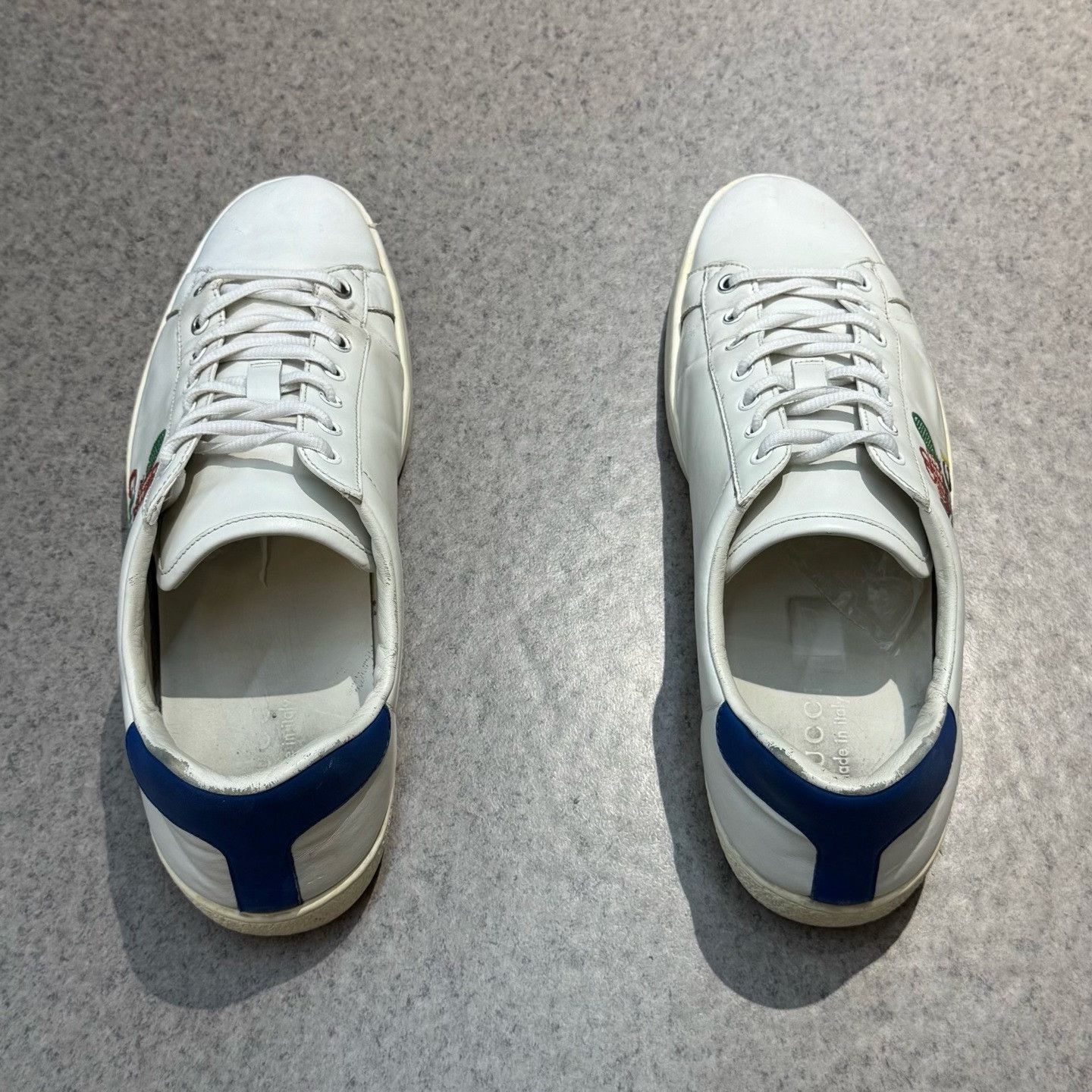 Gucci Gucci Tennis Graphic Blue Lowtop Sneakers 44 Men Size US 10.5 / EU 43-44 - 8 Thumbnail