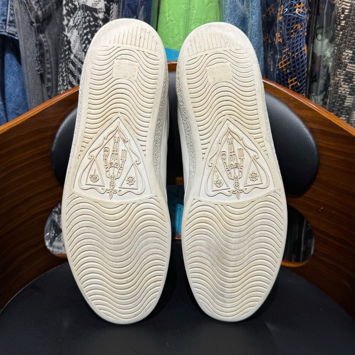 Gucci Gucci Tennis Graphic Blue Lowtop Sneakers 44 Men Size US 10.5 / EU 43-44 - 9 Thumbnail