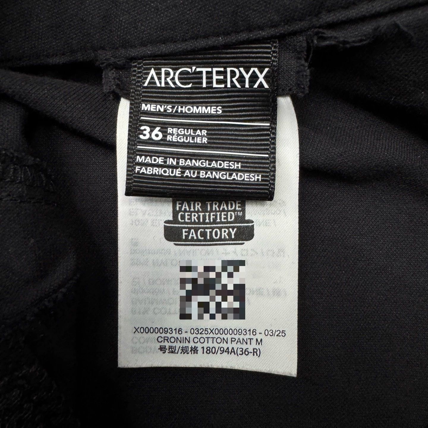 Arc'teryx Arc'teryx Casual Cotton Black Casual Pants 36 Men Size US 36 / EU 52 - 4 Thumbnail