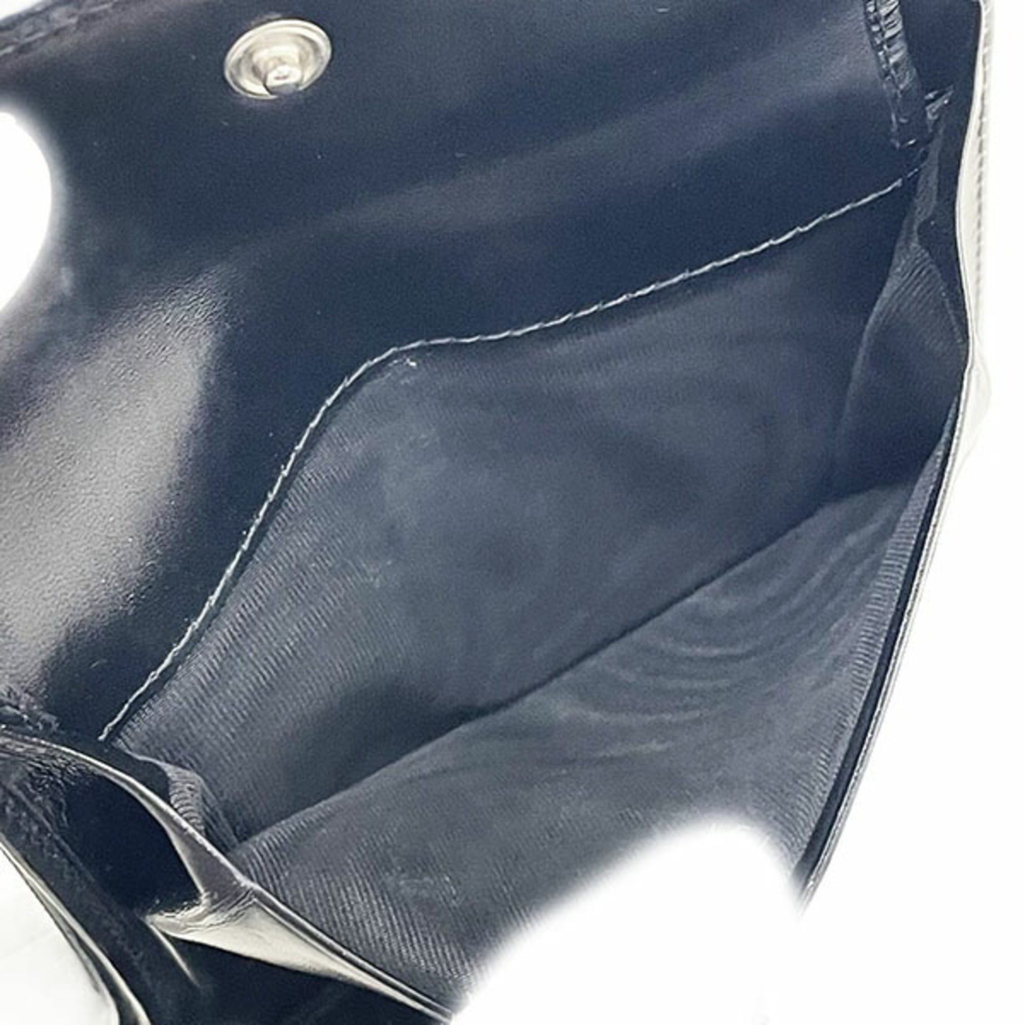 Prada Prada Round Plate Tri-fold Wallet, Nylon, Black, PRADA Compact Wallet NERO HWN-16389 Size ONE SIZE - 8 Thumbnail