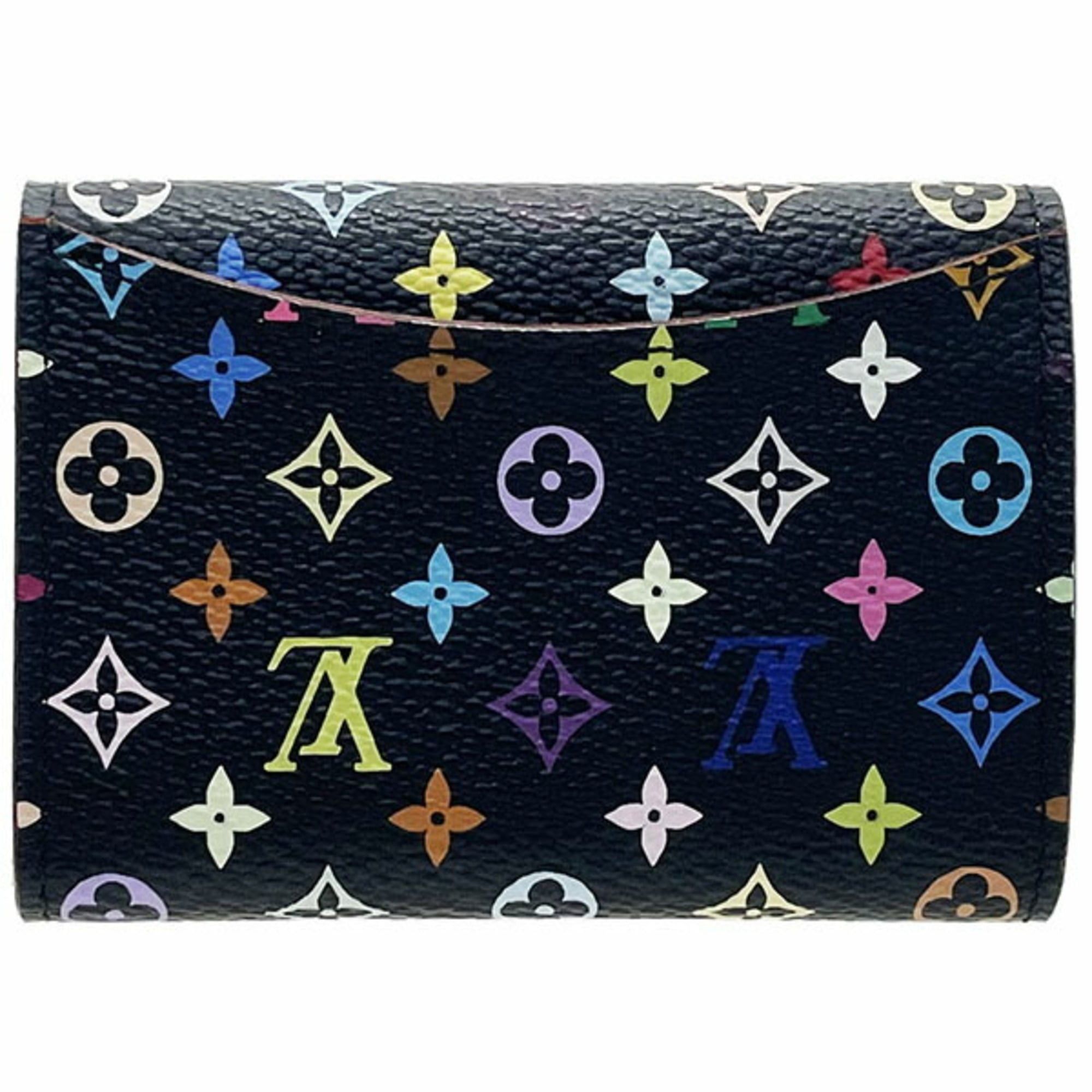Louis Vuitton Louis Vuitton Monogram Multicolor Coin Case, Porte Monnaie Cozy, Noir Black, M60007, LOUIS VUITTON Purse, Women's, AK-16848 Size ONE SIZE - 2 Thumbnail