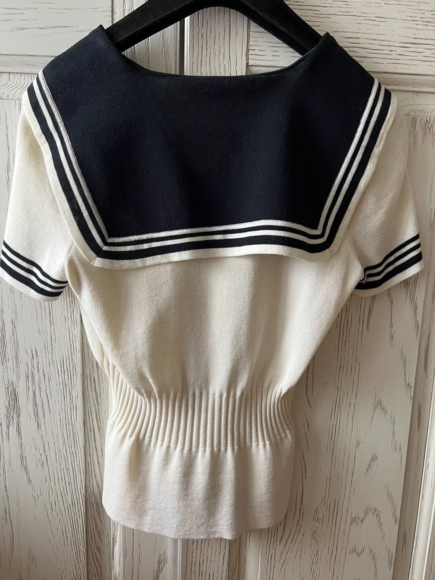 Chanel Chanel Navy Top Size 36 Size XS / US 0-2 / IT 36-38 - 6 Thumbnail