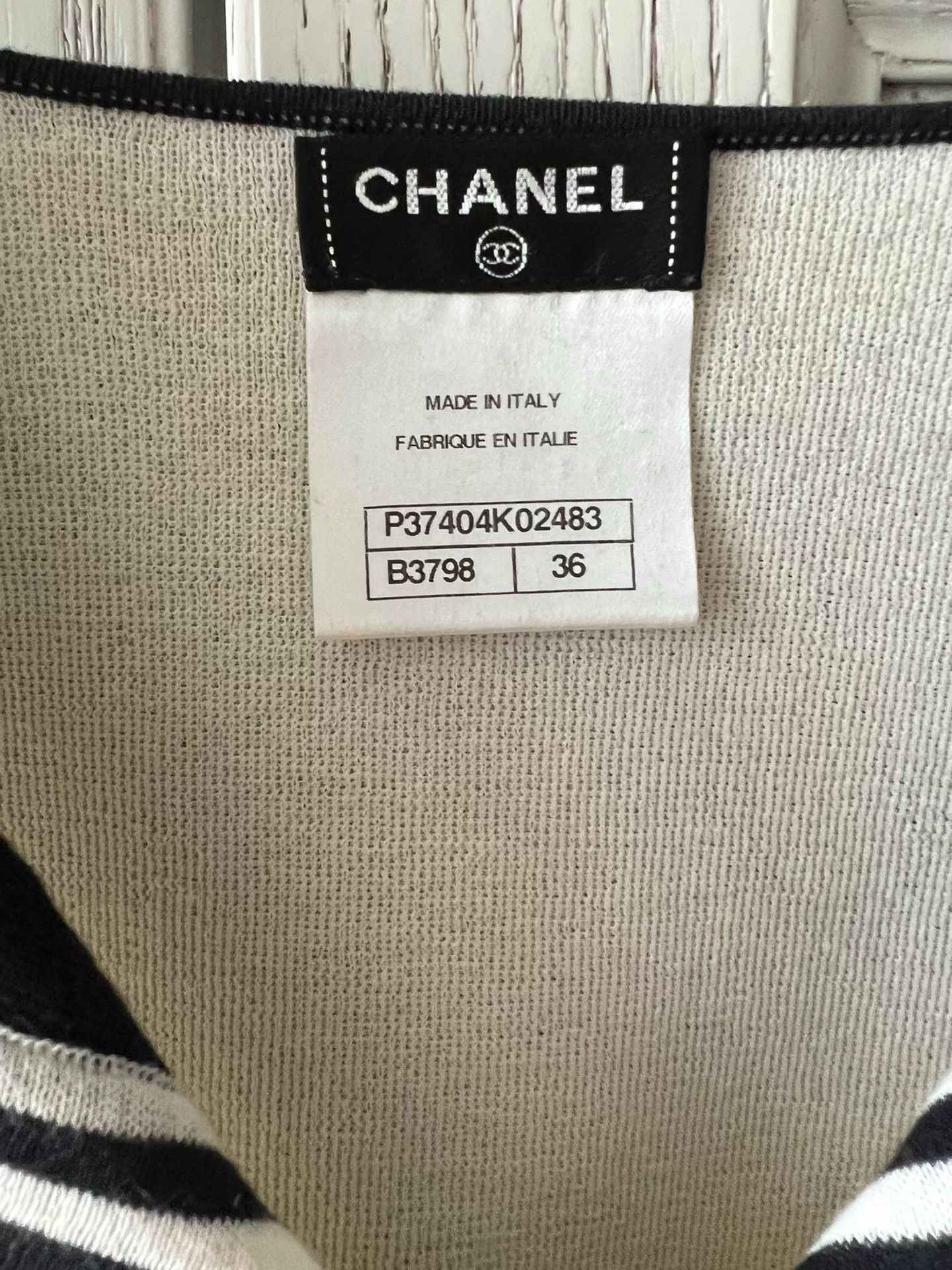 Chanel Chanel Navy Top Size 36 Size XS / US 0-2 / IT 36-38 - 3 Thumbnail