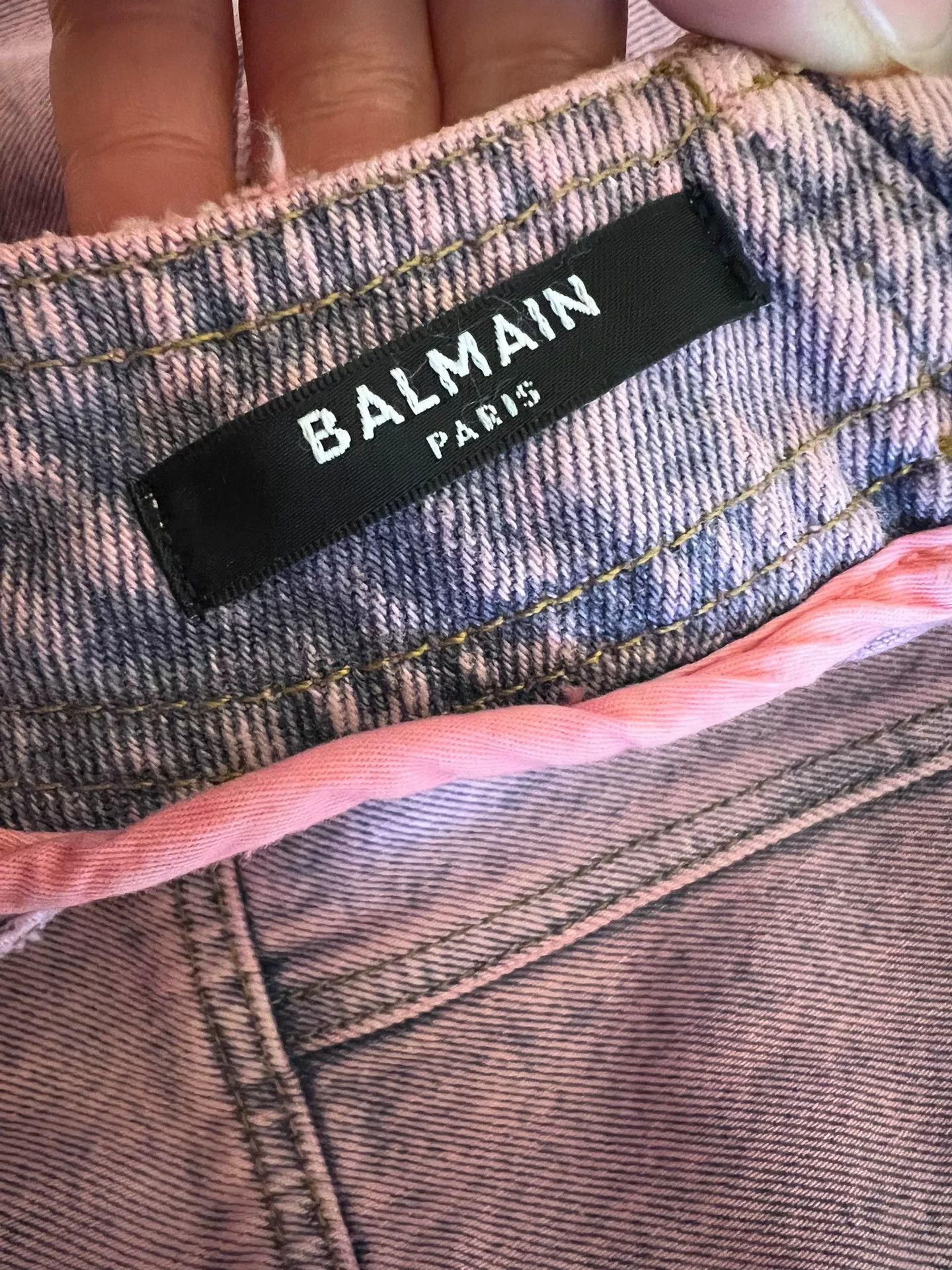 Balmain Balmain Denim Skirt Size 36 Size 36" / US 14 / IT 50 - 6 Thumbnail
